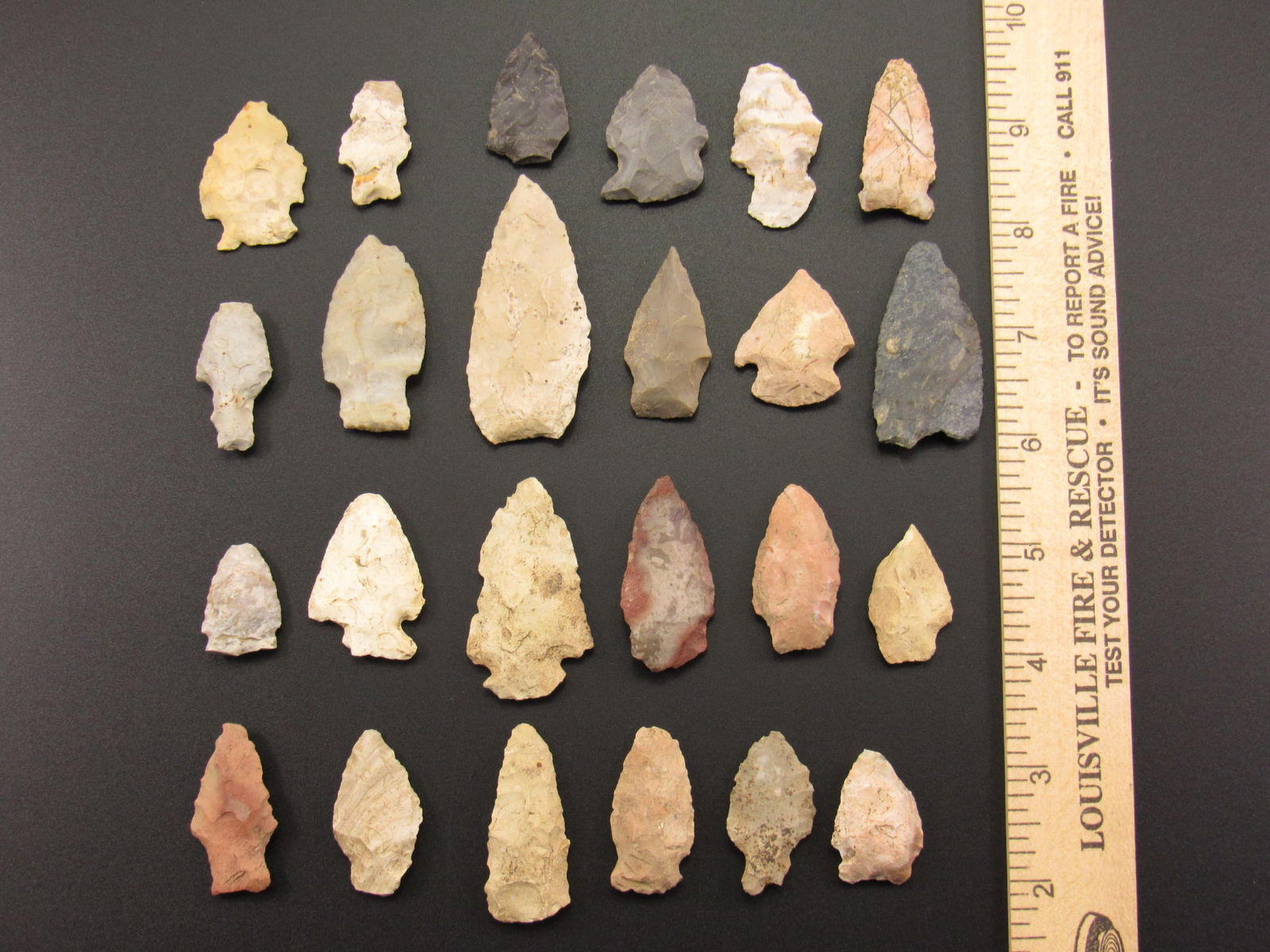 Prehistoric Arrowheads From Indiana (1 of 3)