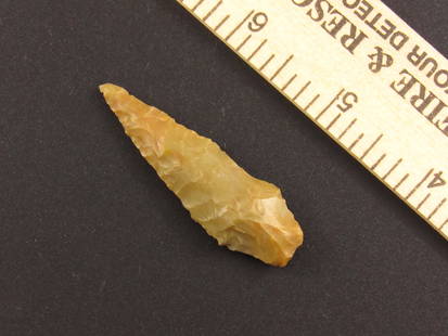Nice Flint Native American Indian Arrowhead: Nice Flint Indian arrowhead from an old estate in Richmond, Virginia.