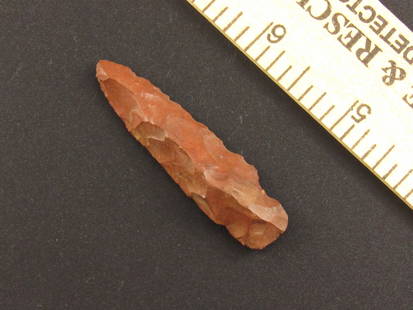 Nice Stemmed Native American Indian Arrowhead: Nice stemmed Indian arrowhead from an old estate in Richmond, Virginia.