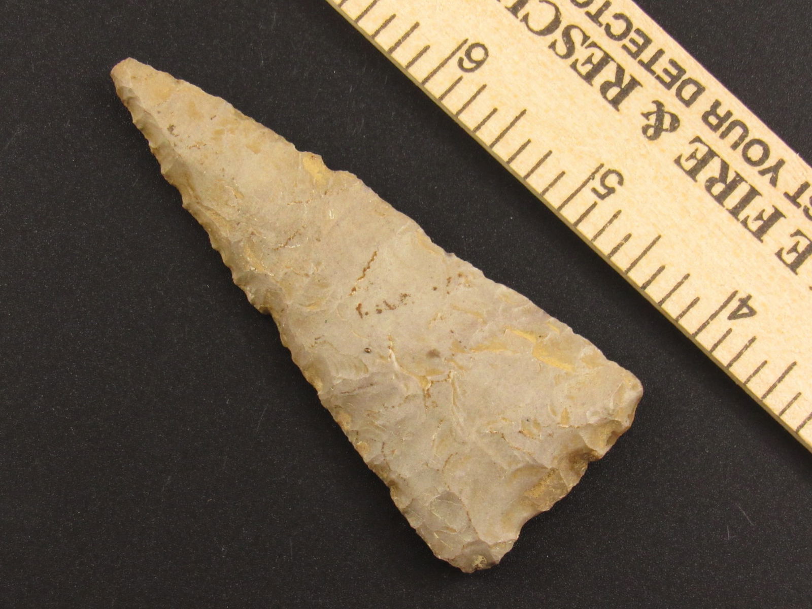 Nice Native American Stemmed Indian Flint Knife (1 of 4)