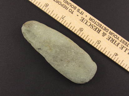 Very Nice Native American Indian Stone Celt: Very nice Indian stone celt from an old estate in Indianapolis, Indiana.