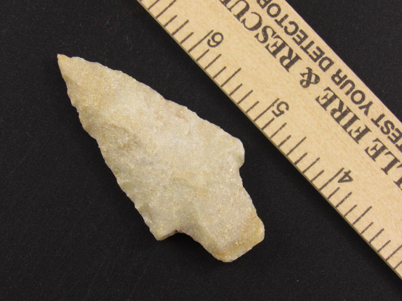 Beautiful Native American Indian Stemmed Flint Arrowhead (1 of 4)