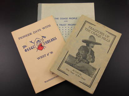 Set of Three Vintage Native American Books: Set of three vintage Native American books. These came from an old estate collection in Kentucky.