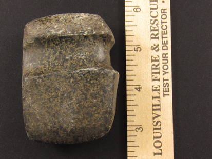 Very Nice Native American Indian 3/4 Grooved Stone Axe: Very nice Indian 3/4 grooved stone axe. Ex Ted Kouba family collection.