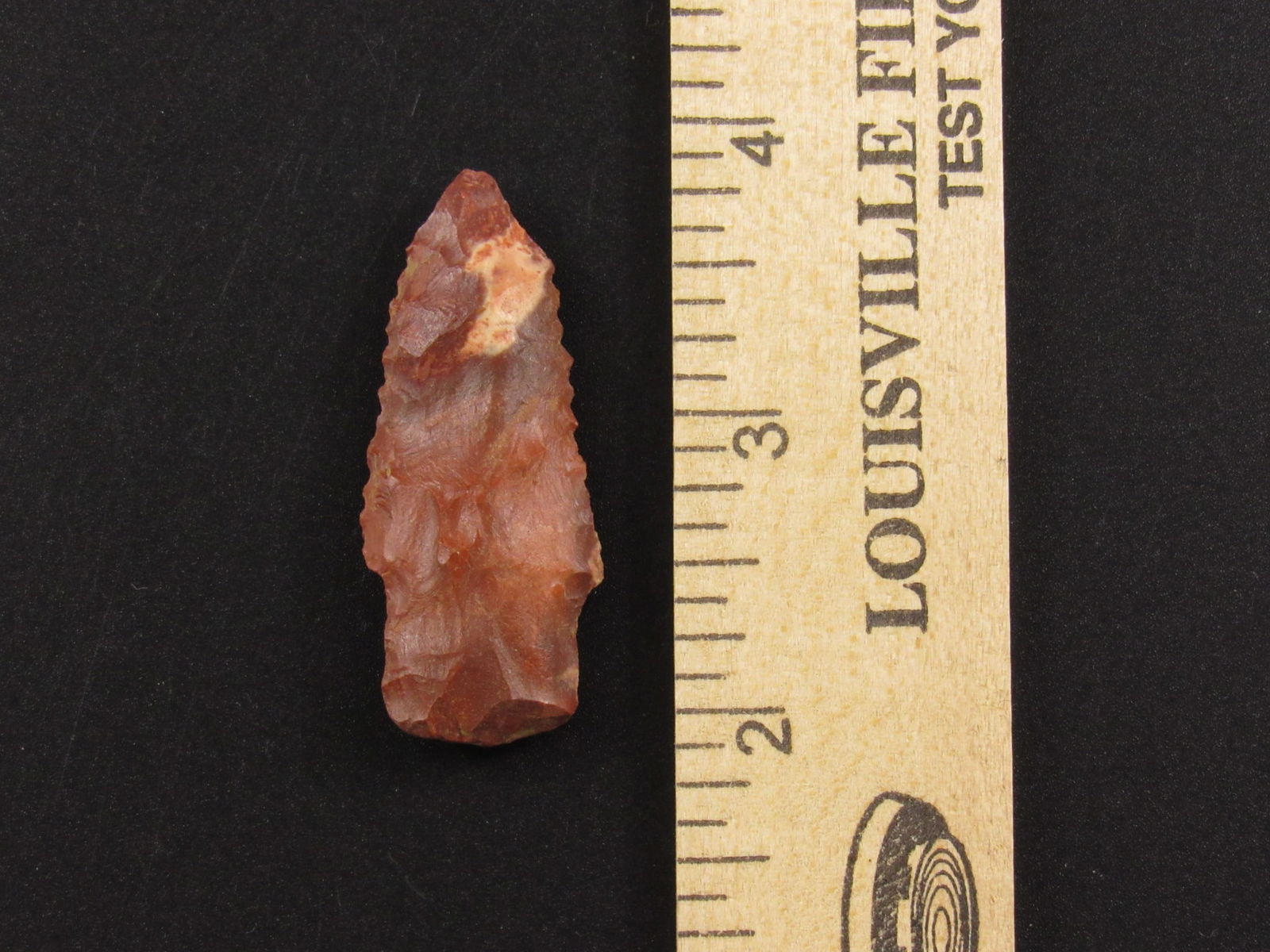 Prehistoric Native American Indian Stemmed Flint Arrowhead (1 of 3)