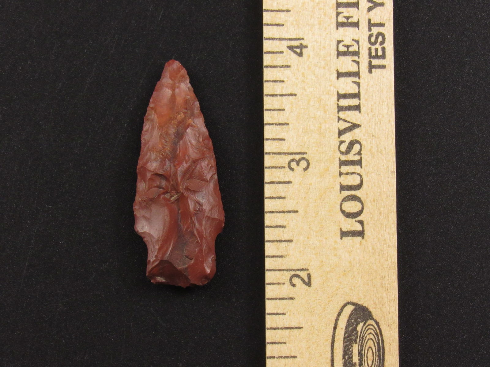Nice Prehistoric Stemmed Native American Indian Flint Arrowhead (1 of 3)