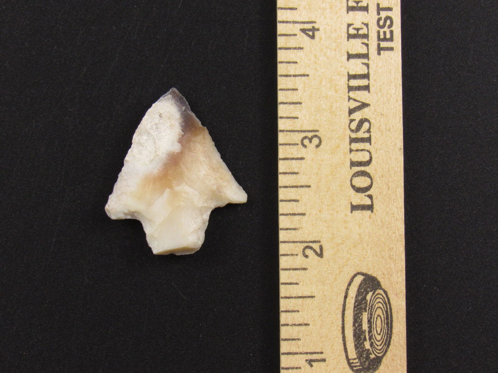 Nice Prehistoric Stemmed Native American Indian Flint Arrowhead (1 of 3)