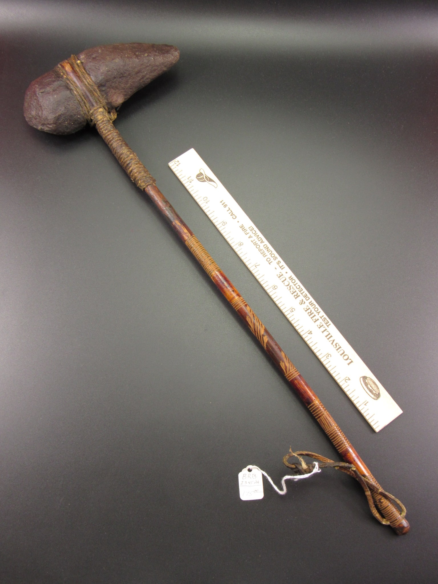 Beautiful Vintage Native American Stone War Club (1 of 9)