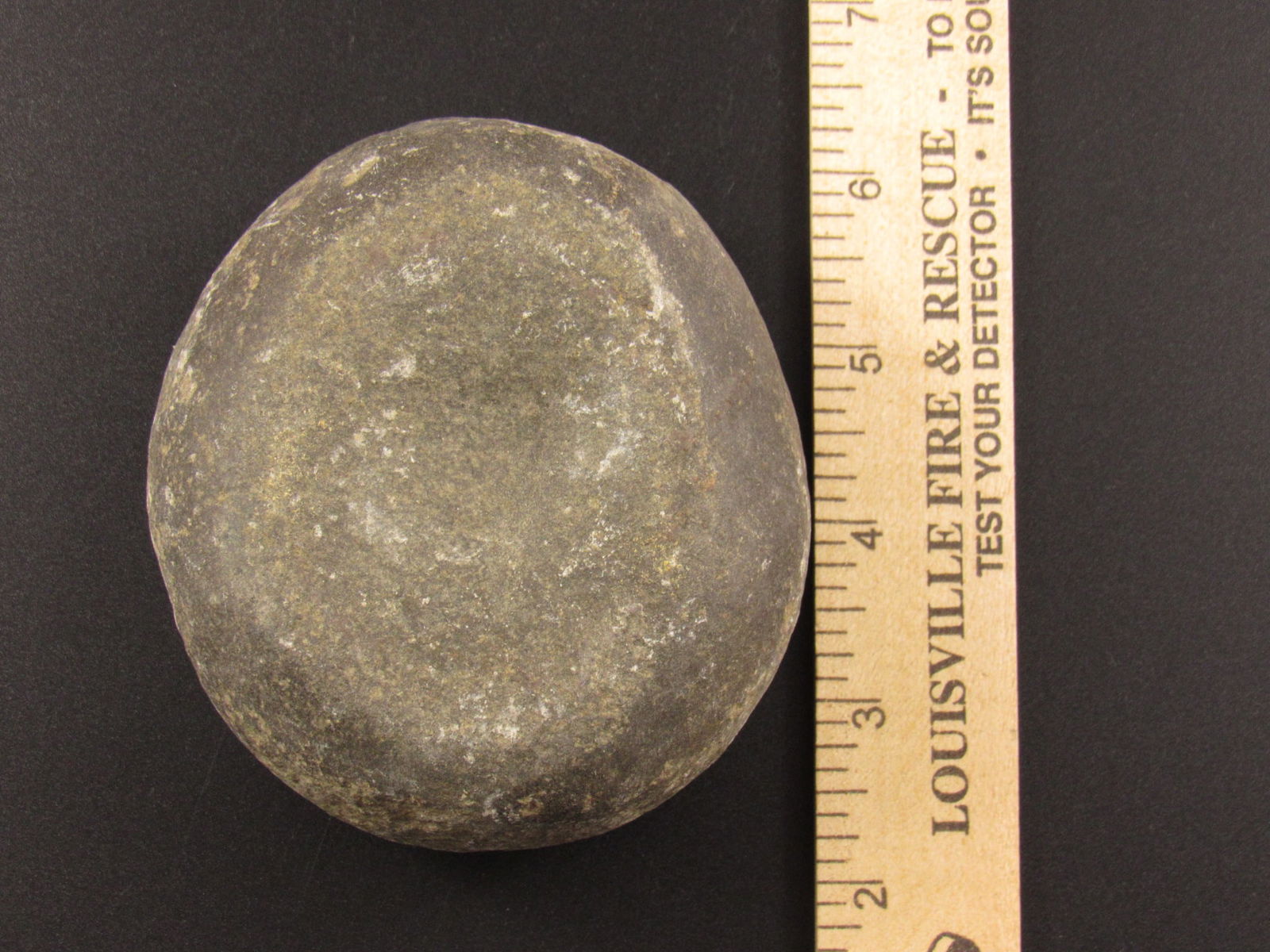 Nice Prehistoric Native American Indian Pitted Stone Tool (1 of 6)