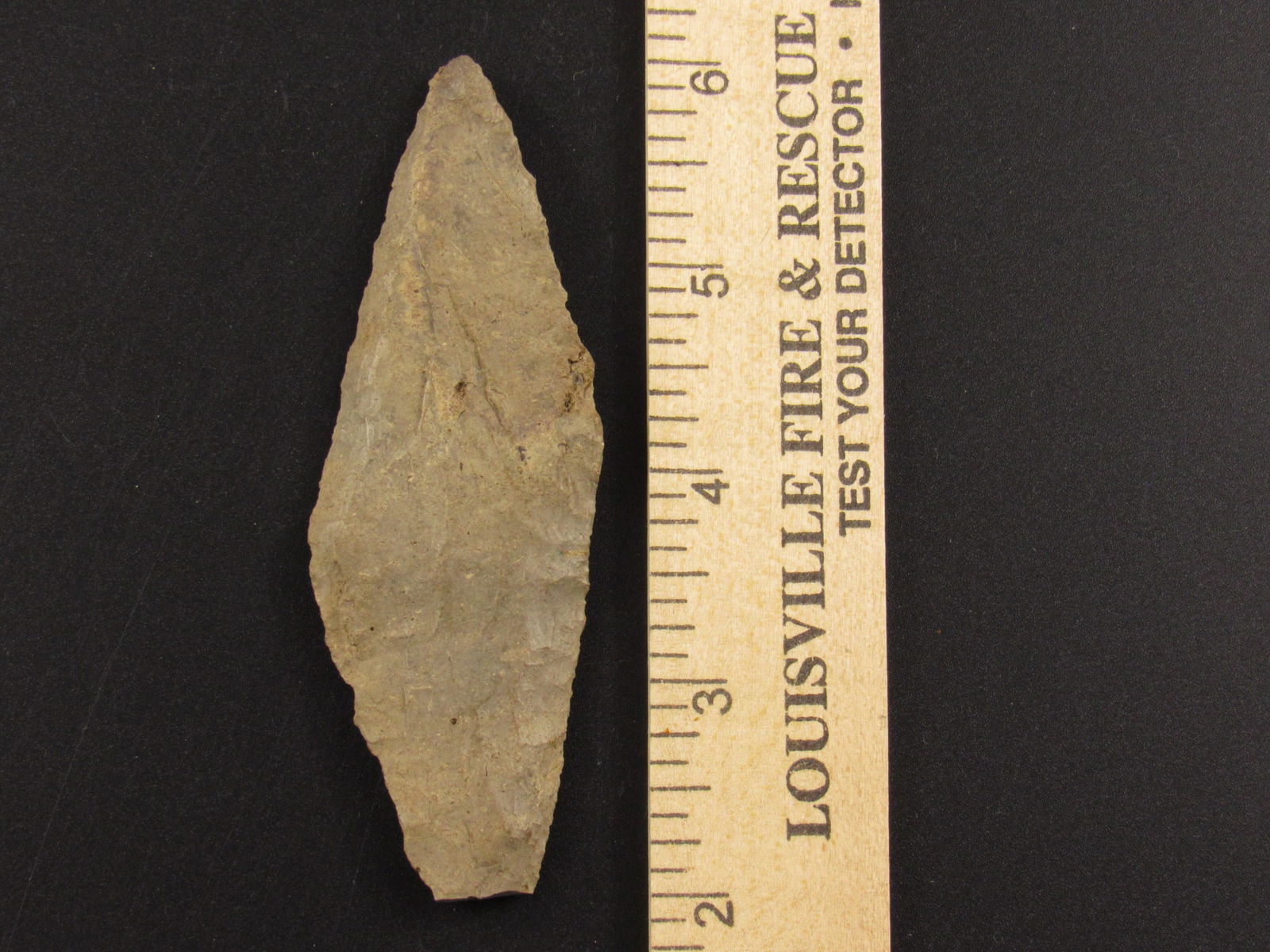 Nice Prehistoric Indian Flint Knife Blade Arrowhead (1 of 3)