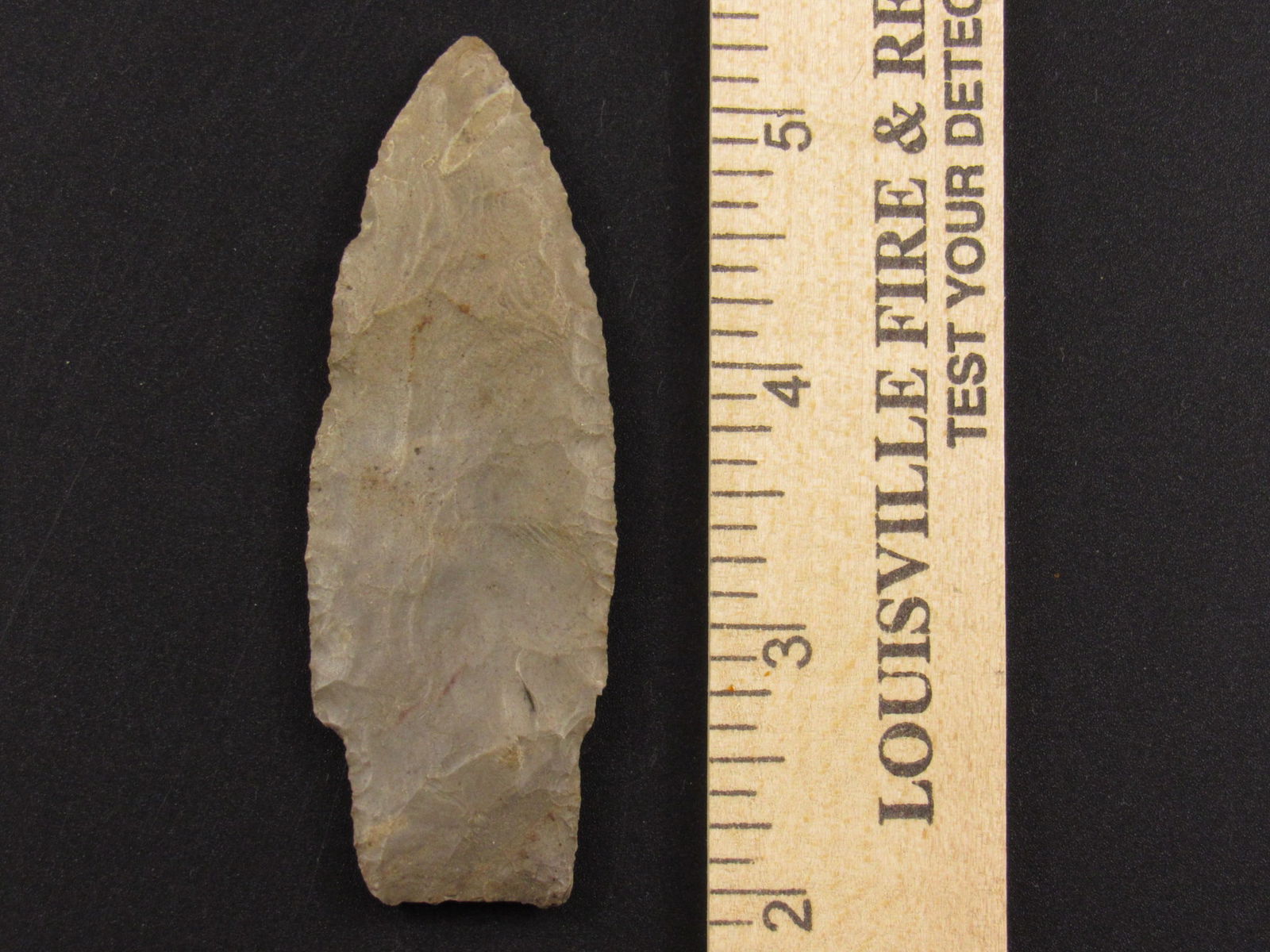 Beautiful Prehistoric Native American Stemmed Flint Arrowhead (1 of 3)