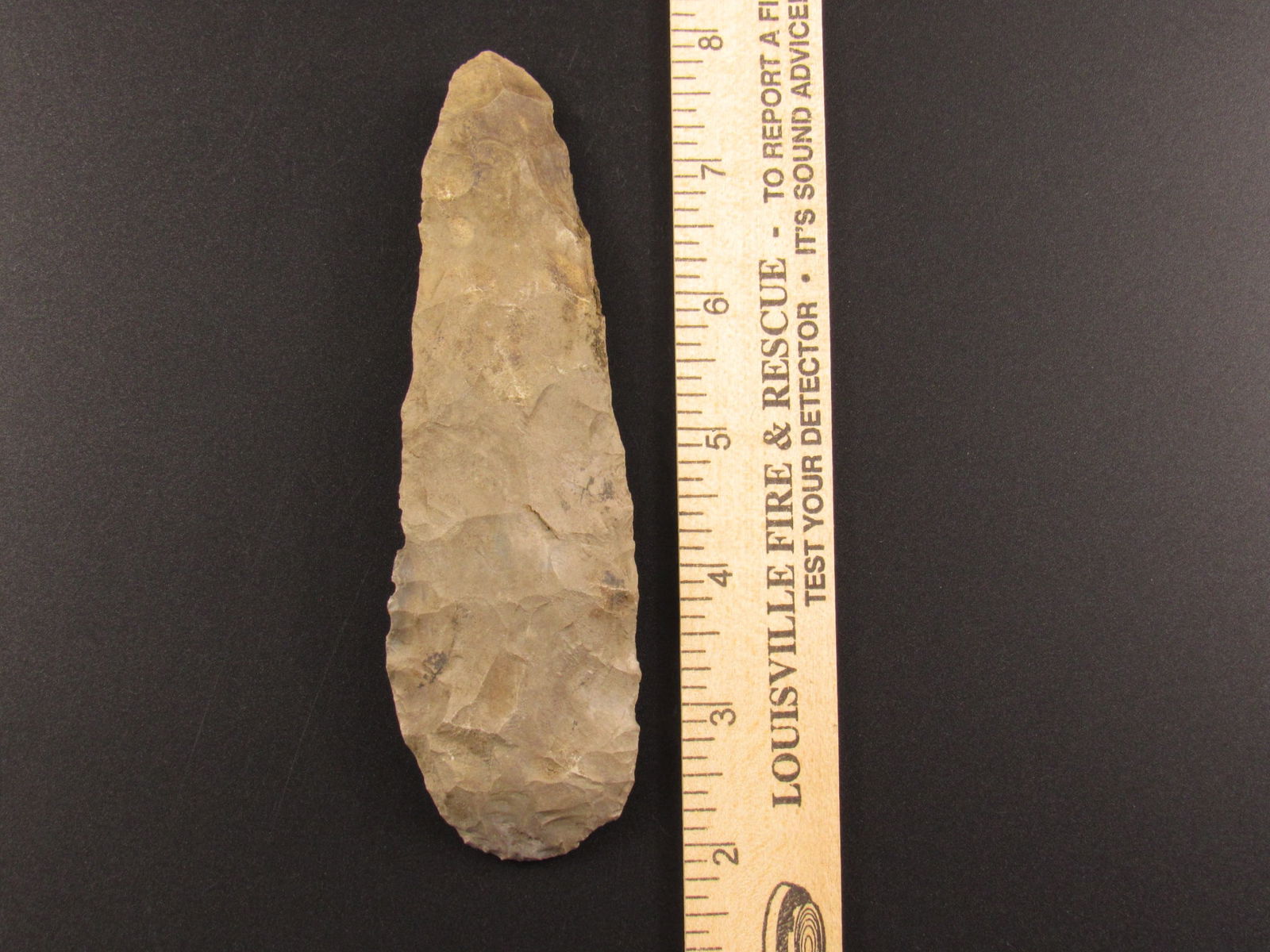 Large Prehistoric Indian Flint Celt Tool (1 of 5)