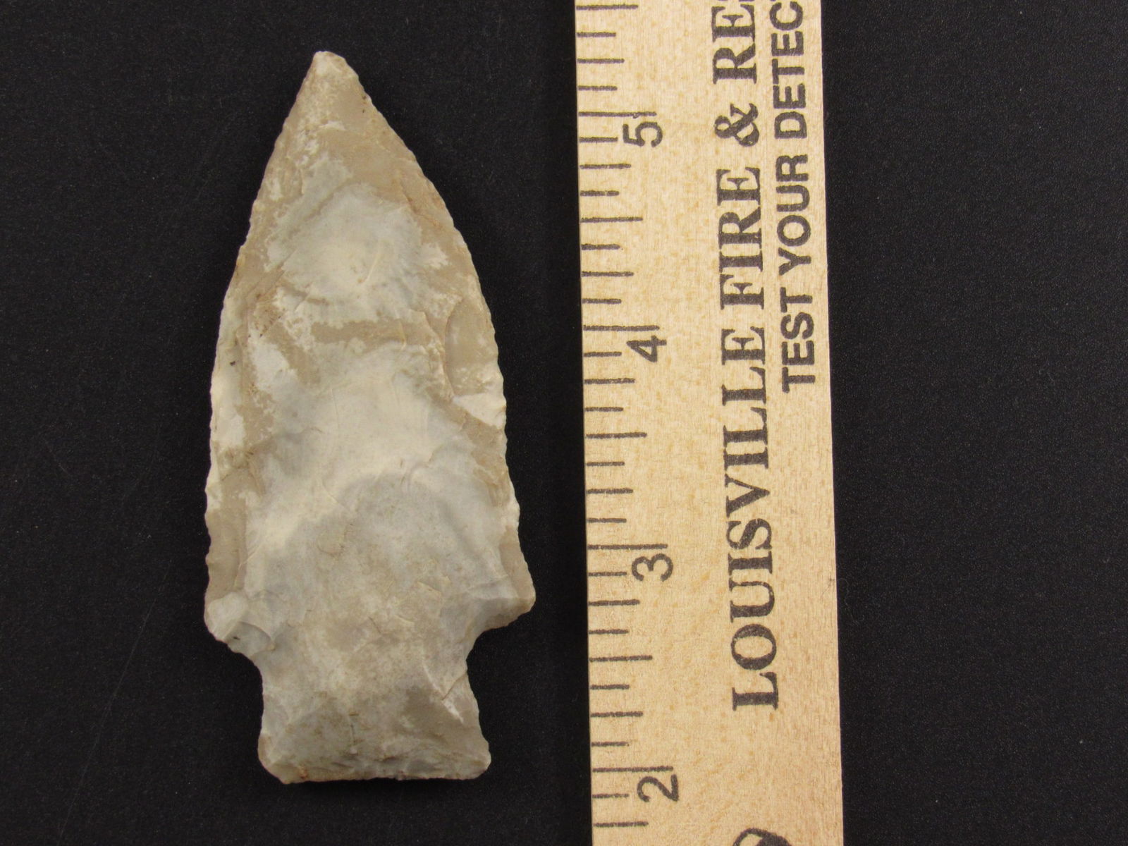Beautiful Prehistoric Stemmed Flint Indian Arrowhead (1 of 3)