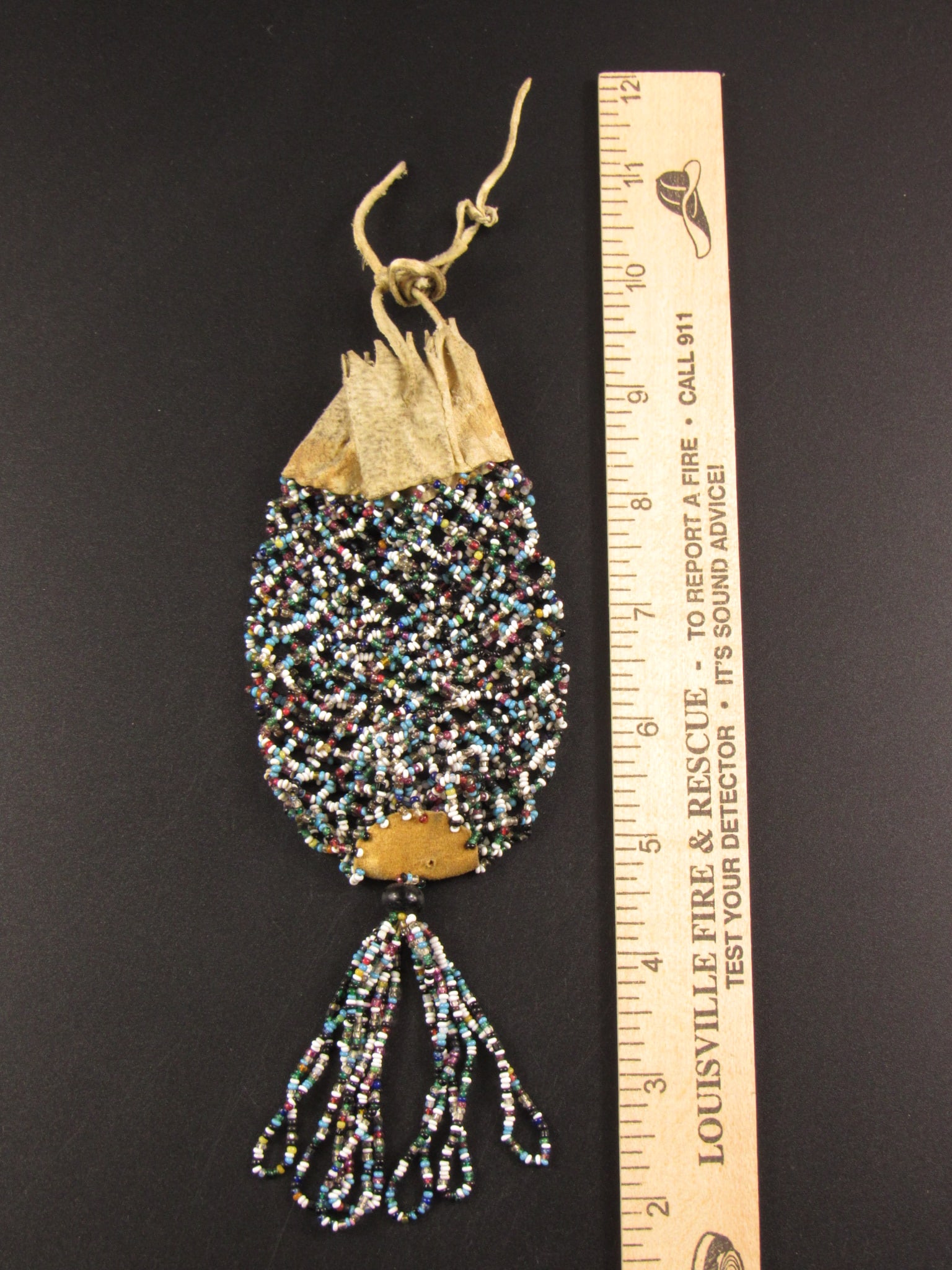 Beautiful Vintage Native American Indian Beaded Pouch Bag (1 of 7)