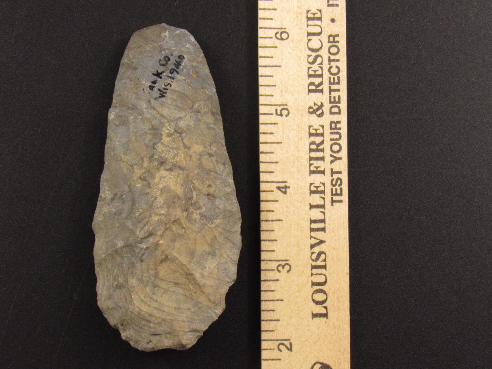 Nice Prehistoric Native American Indian Flint Celt (1 of 3)