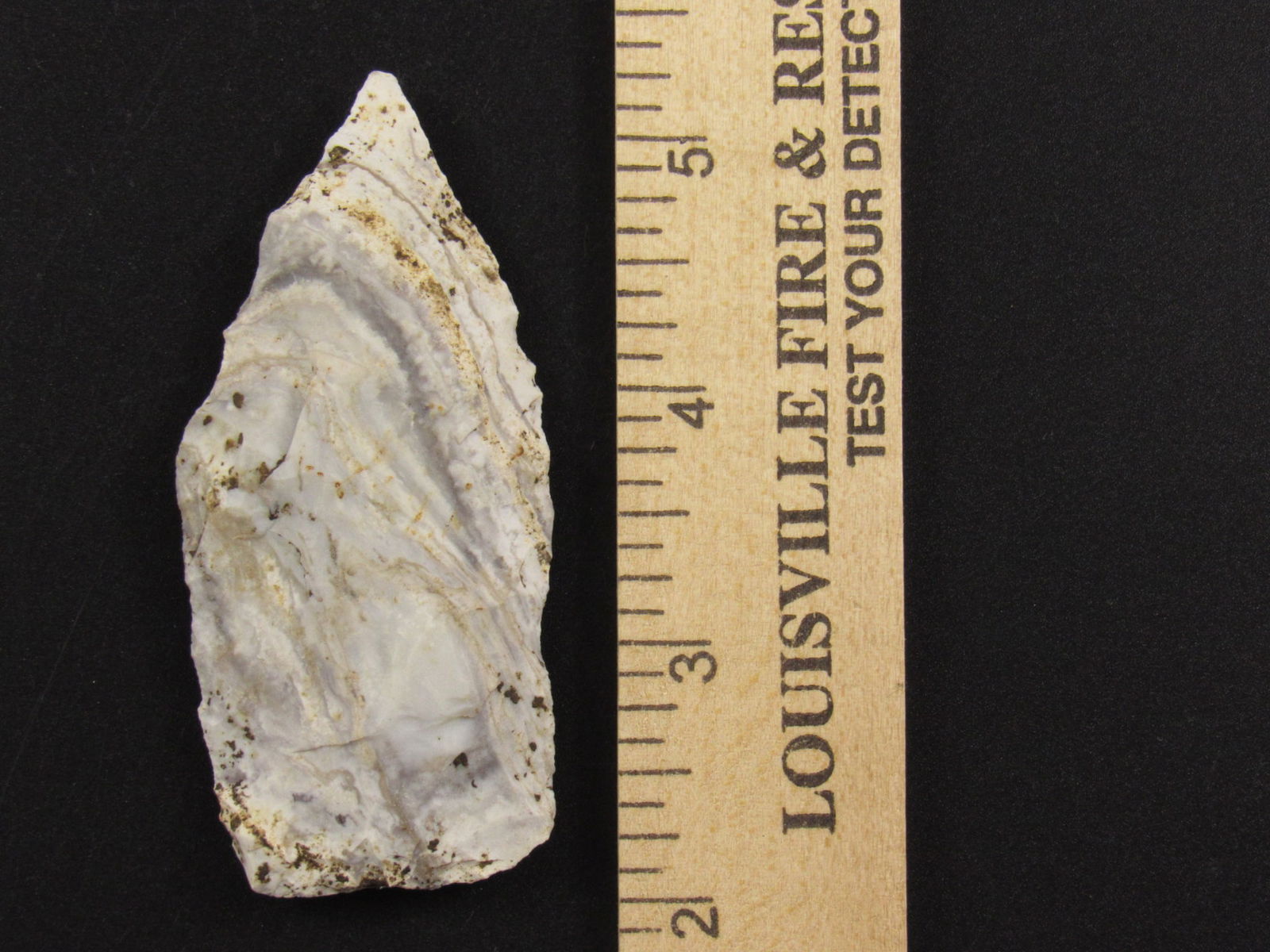 Colorful Prehistoric Native American Flint Blade (1 of 3)