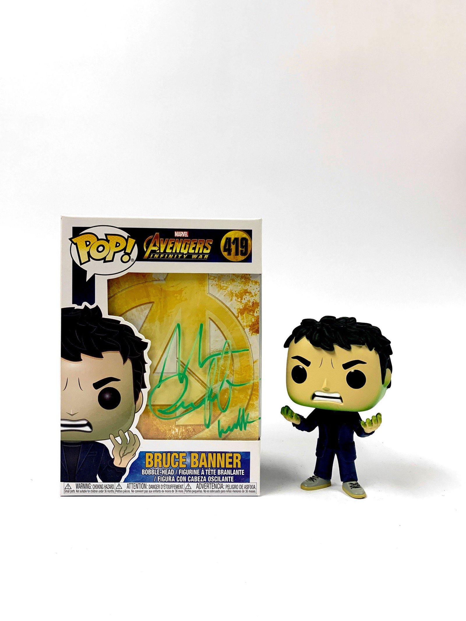 Autograph Signed Avengers Infinity War Funko Pop (1 of 1)