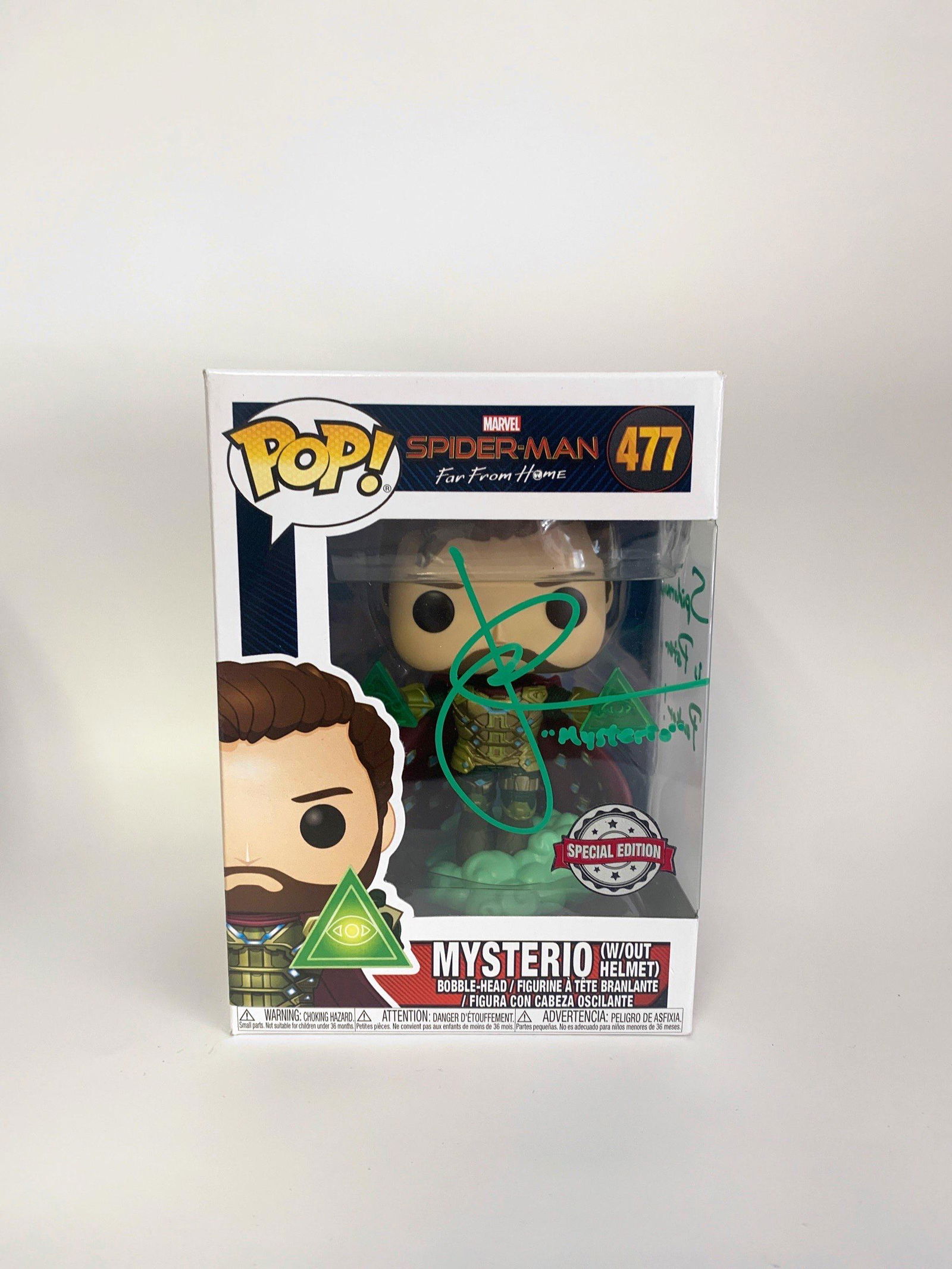 Autograph Signed Spiderman Funko Pop (1 of 1)