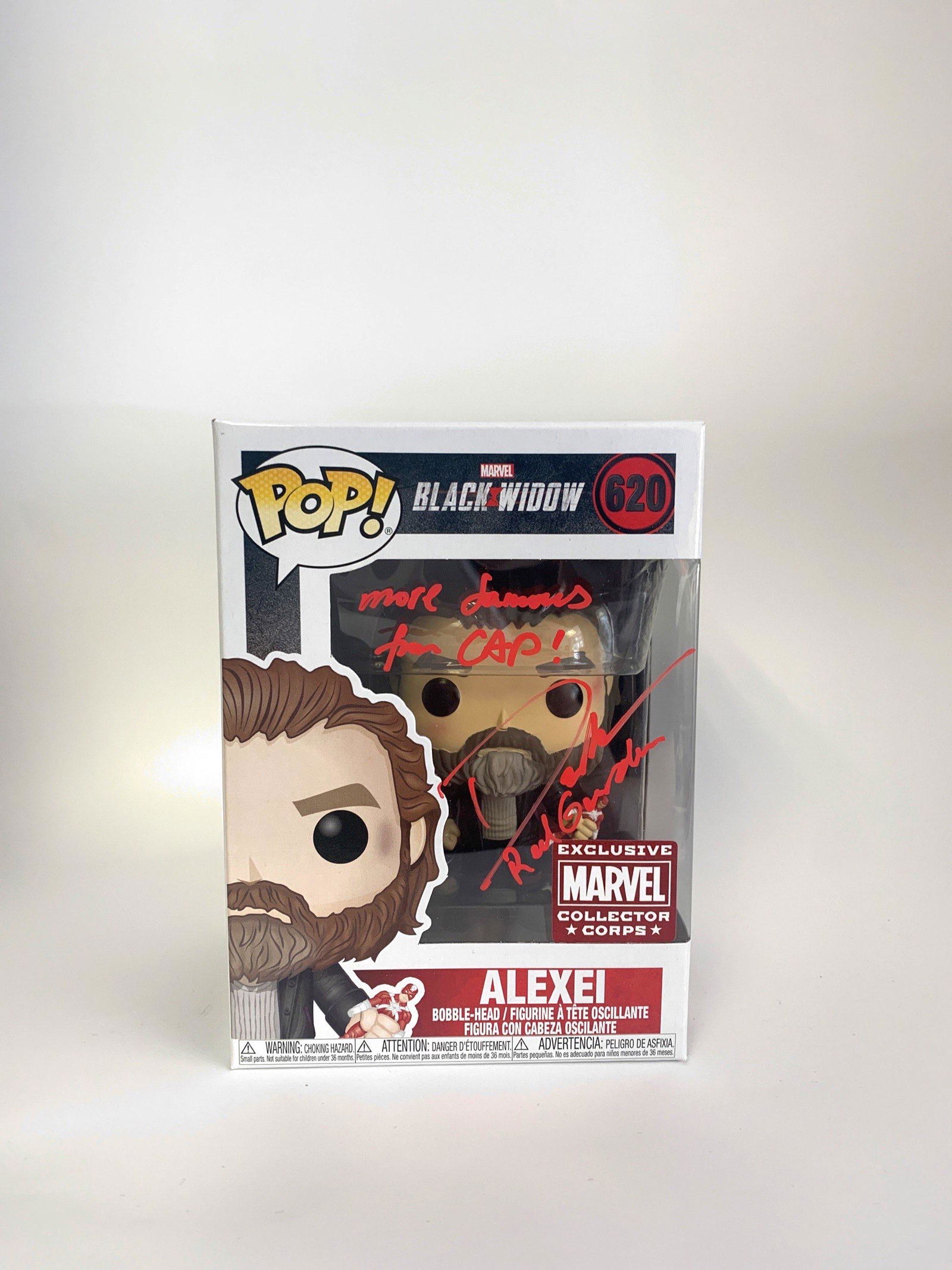 Autograph Signed Black Widow Funko Pop (1 of 1)