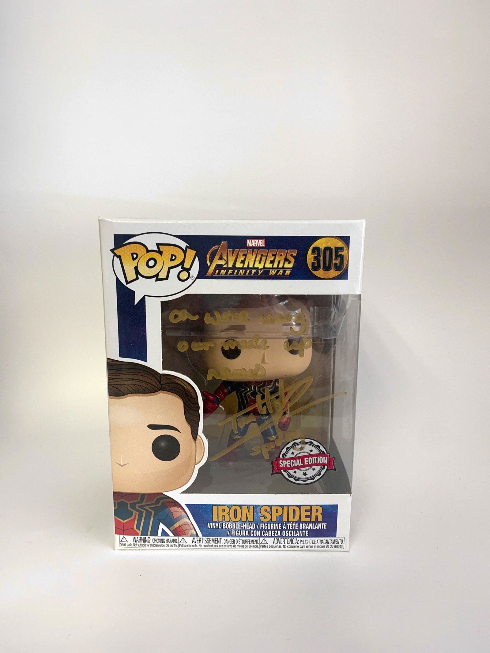 Autograph Signed Avengers Funko Pop (1 of 1)