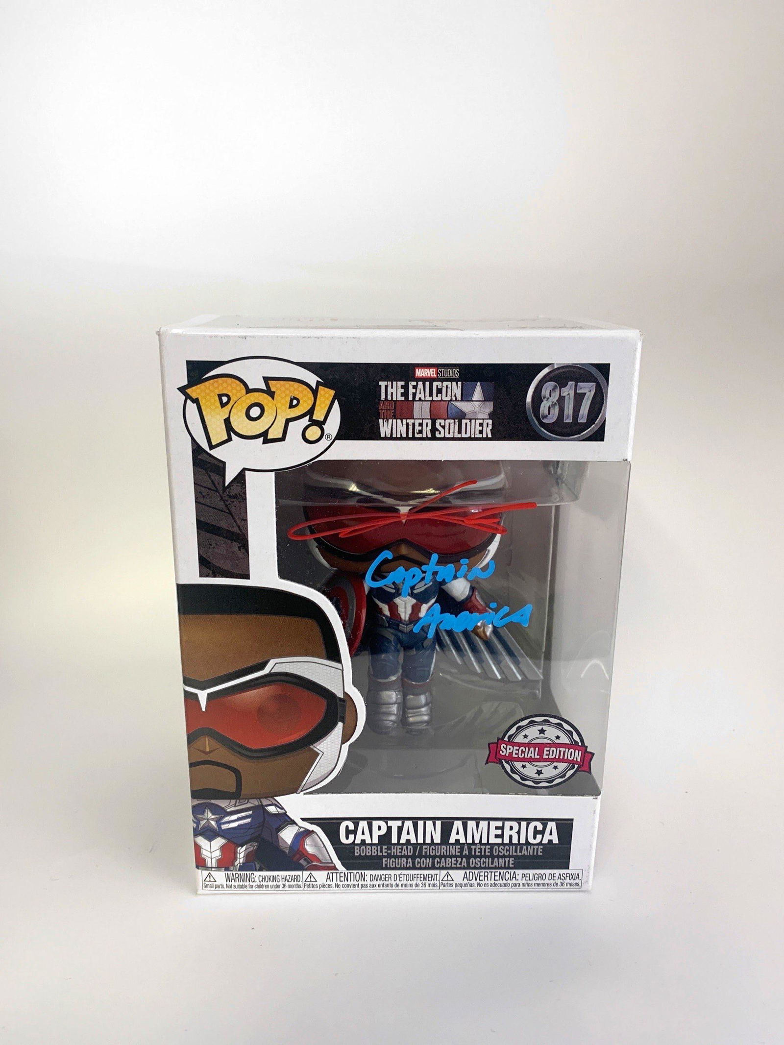 Autograph Signed Falcon Funko Pop (1 of 1)
