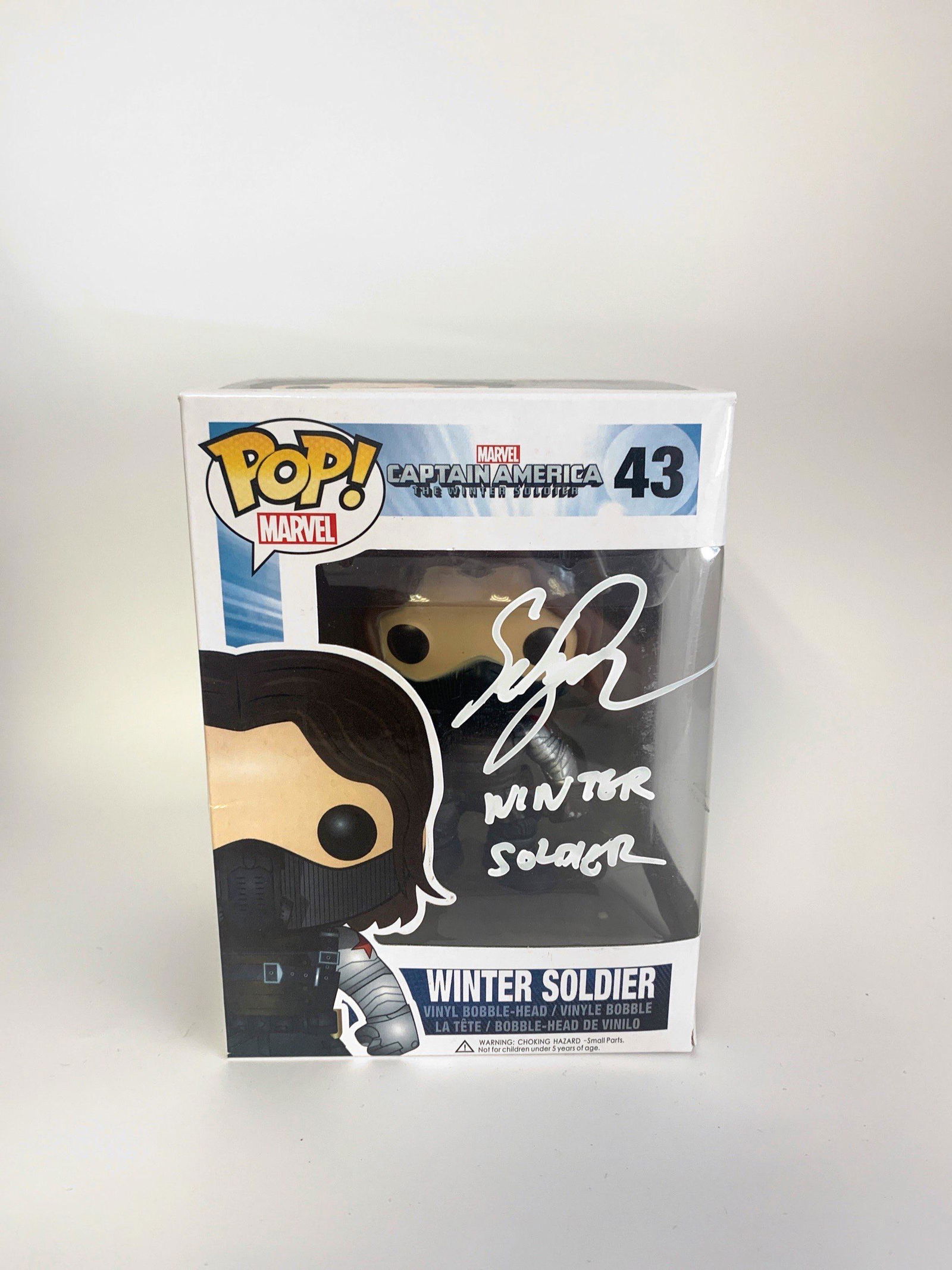 Autograph Signed Winter Soldier Funko Pop (1 of 1)