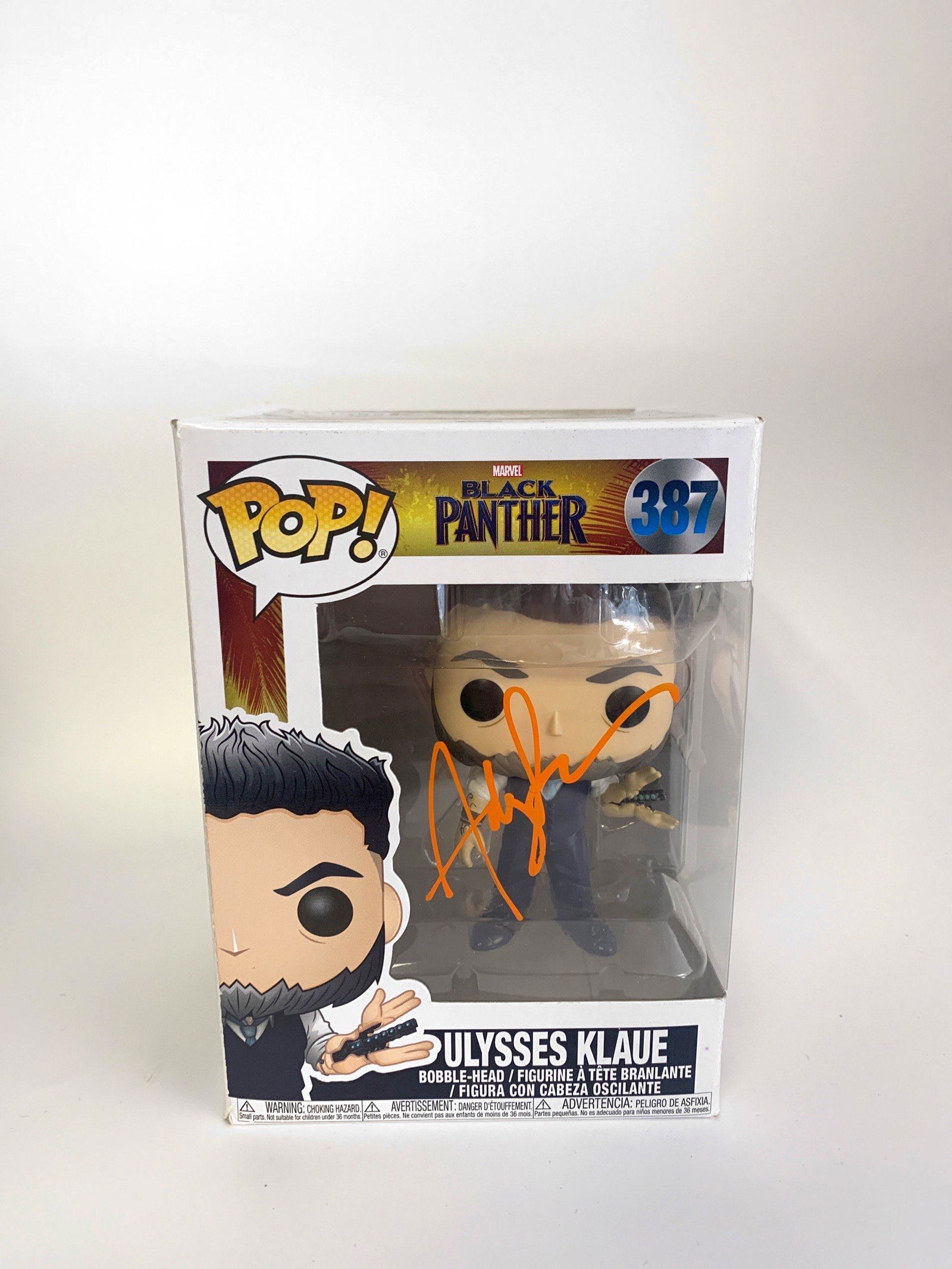 Autograph Signed Black Panther Funko Pop (1 of 2)