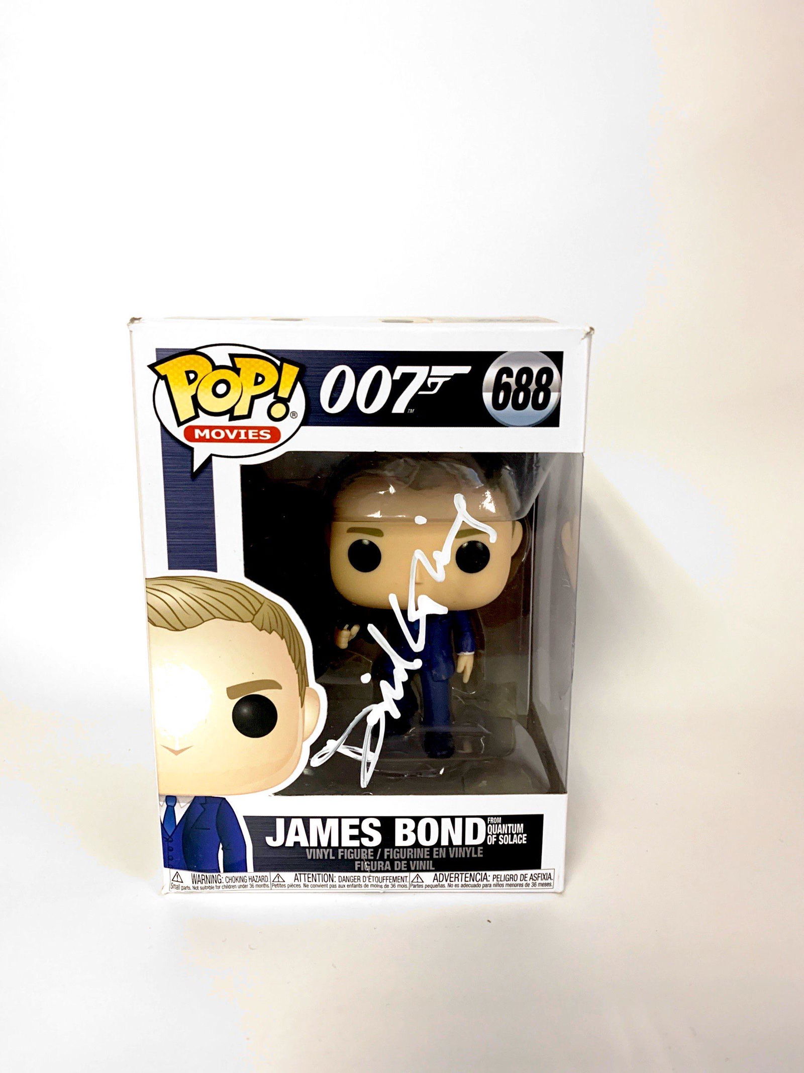 Autograph Signed James Bond 007 Funko Pop (1 of 1)