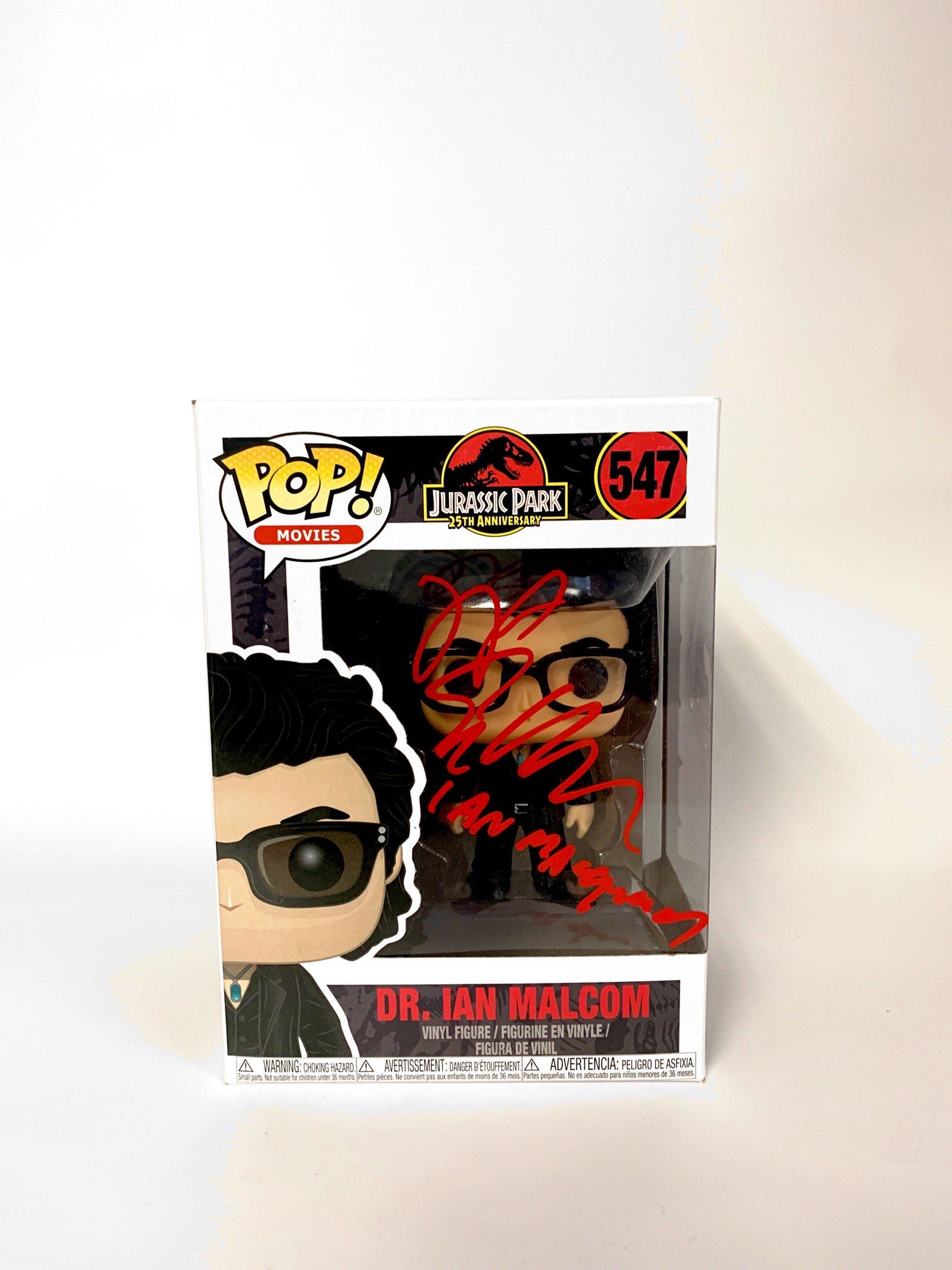Autograph Signed Jurassic Park Funko Pop: Category: Autograph CollectiblesAutograph Jeff Goldblum Excellent ConditionDetails are as shown in the photos