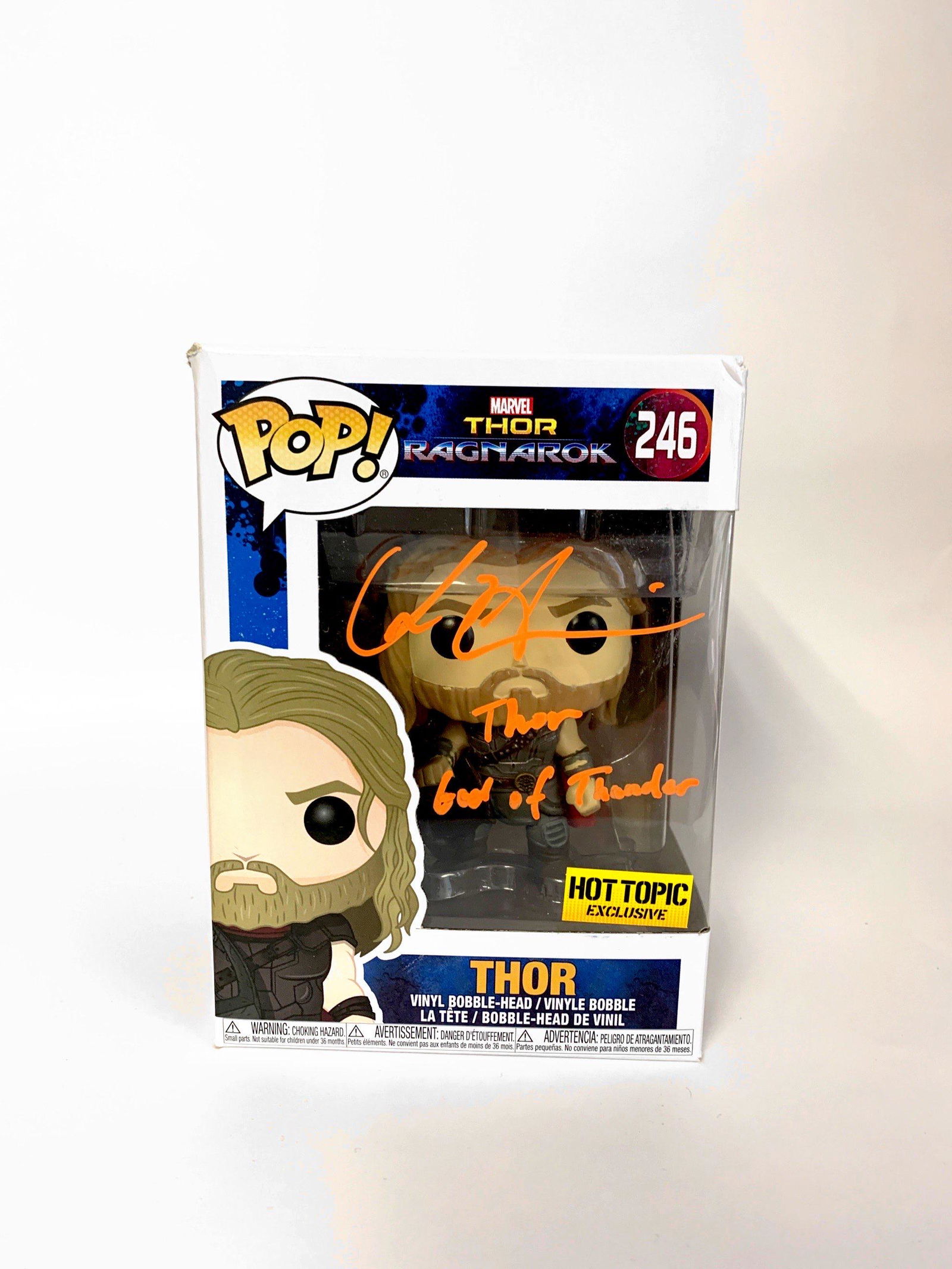 Autograph Signed Thor Funko Pop (1 of 3)