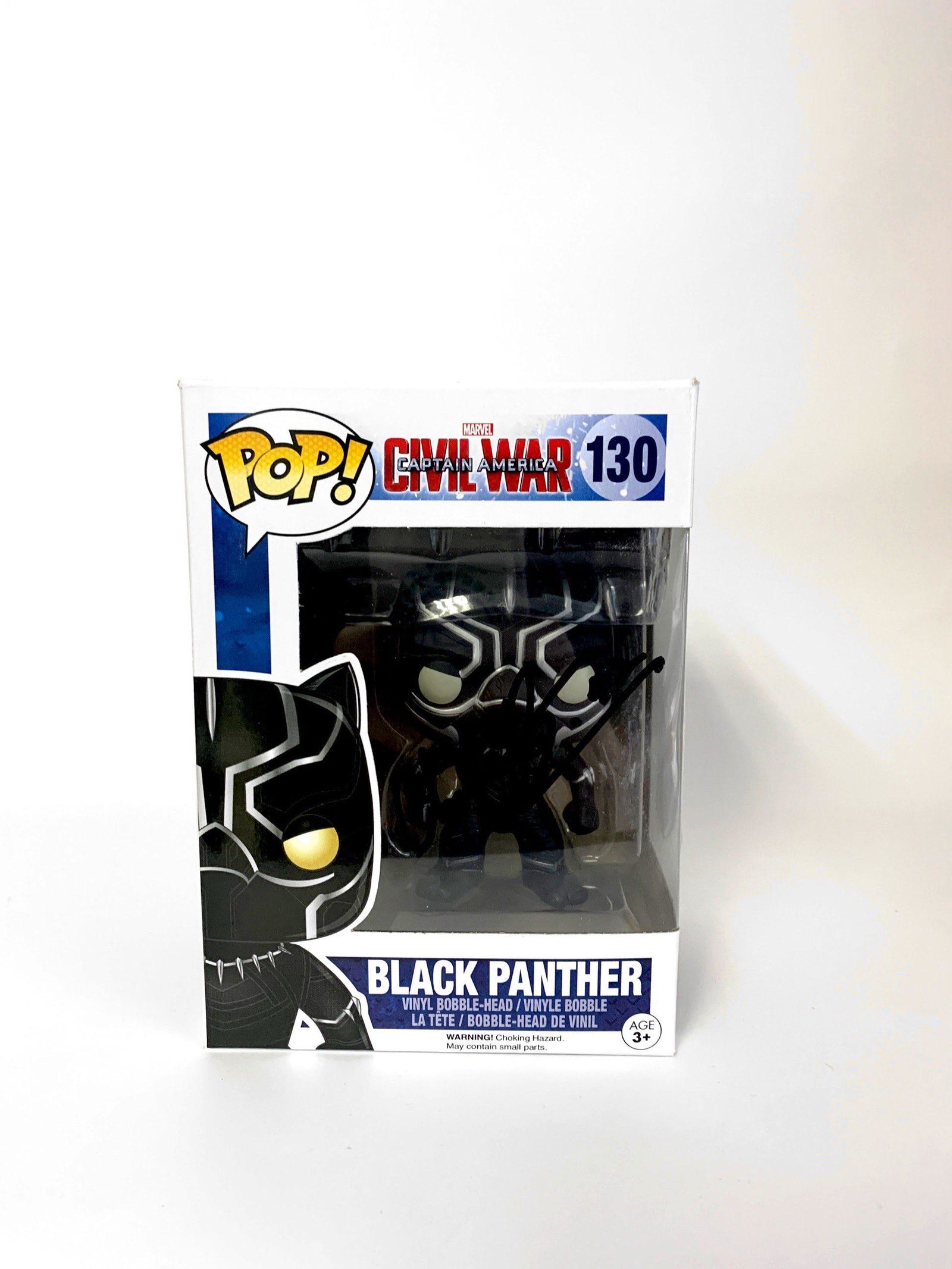 Autograph Signed Black Panther Funko Pop (1 of 1)