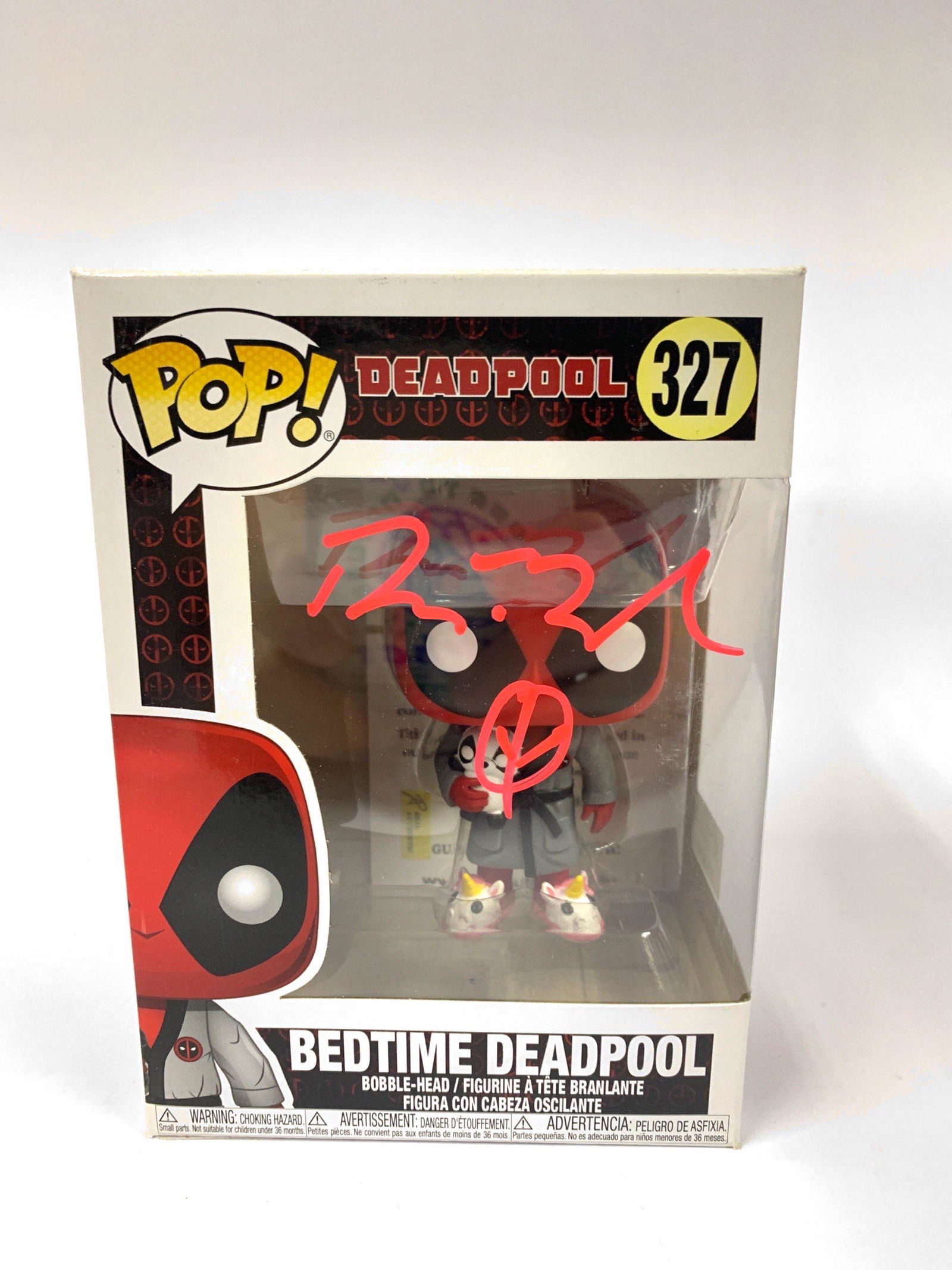 Autograph Signed Deadpool Funko Pop (1 of 1)