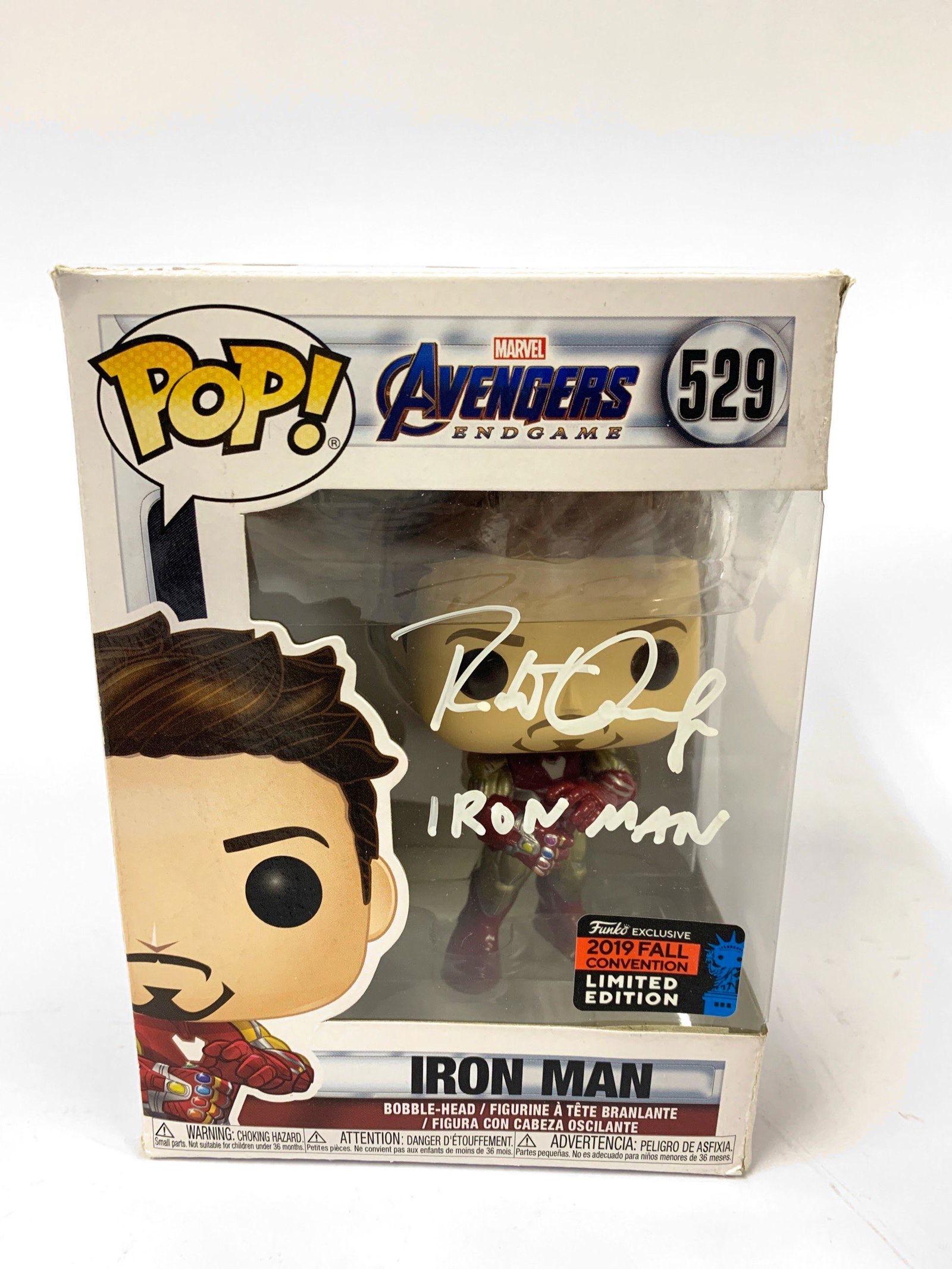 Autograph Signed Iron Man Funko Pop (1 of 4)