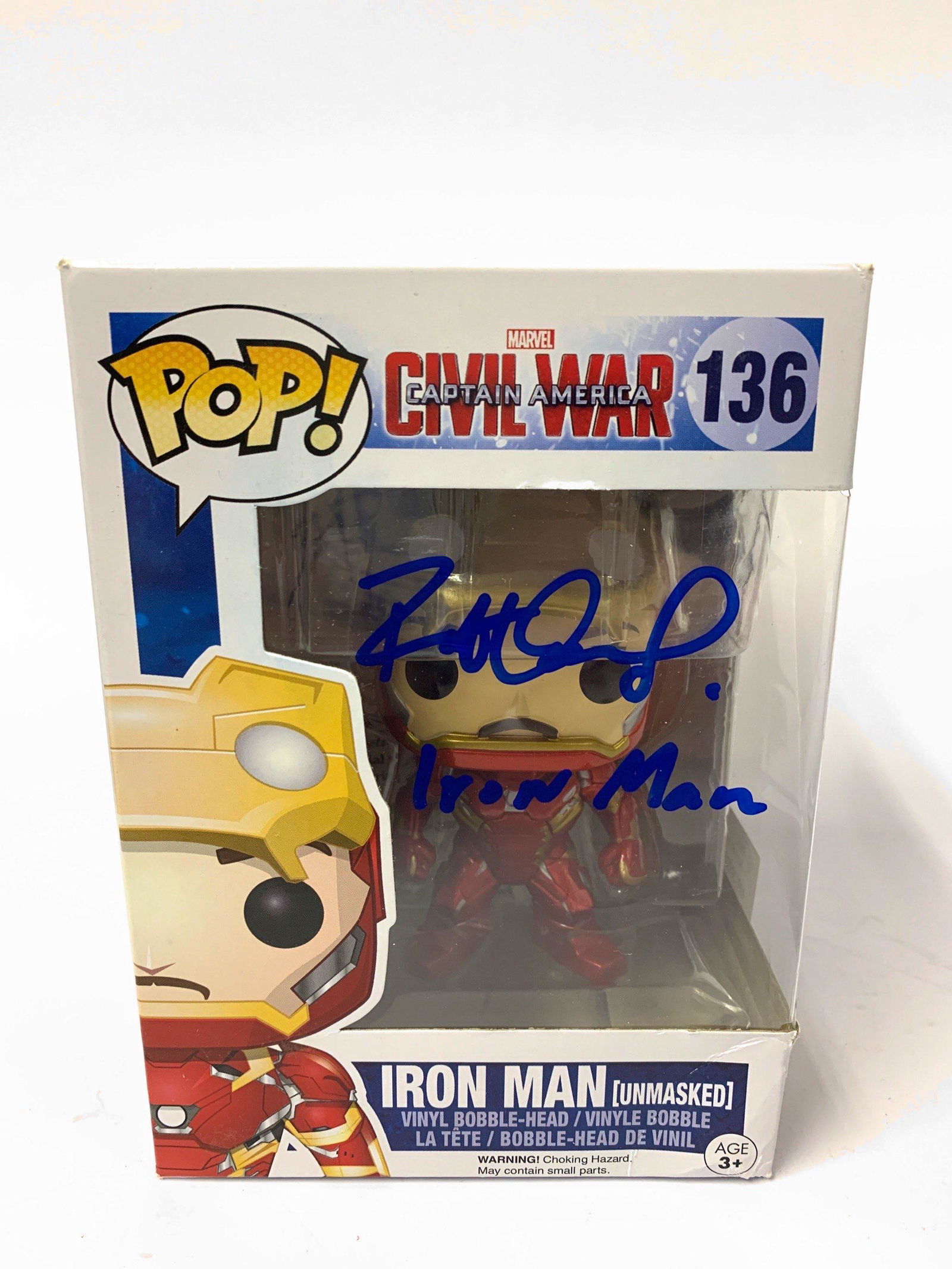 Autograph Signed Iron Man Funko Pop (1 of 2)