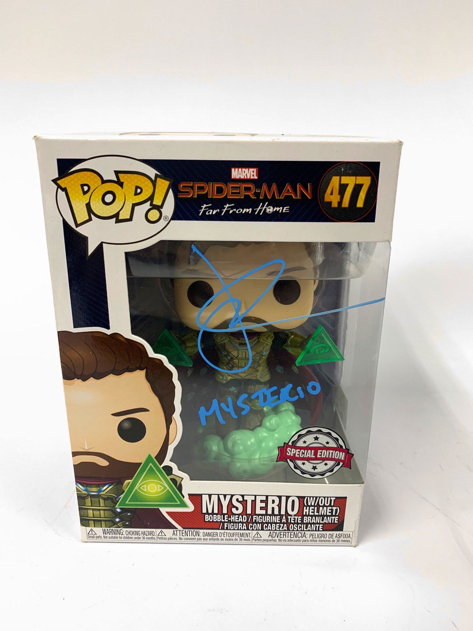 Autograph Signed Spiderman Funko Pop (1 of 1)