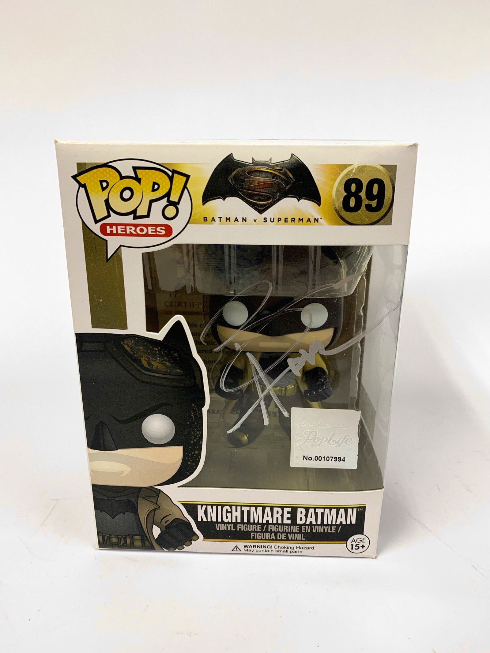 Autograph Signed Batman Funko Pop (1 of 2)