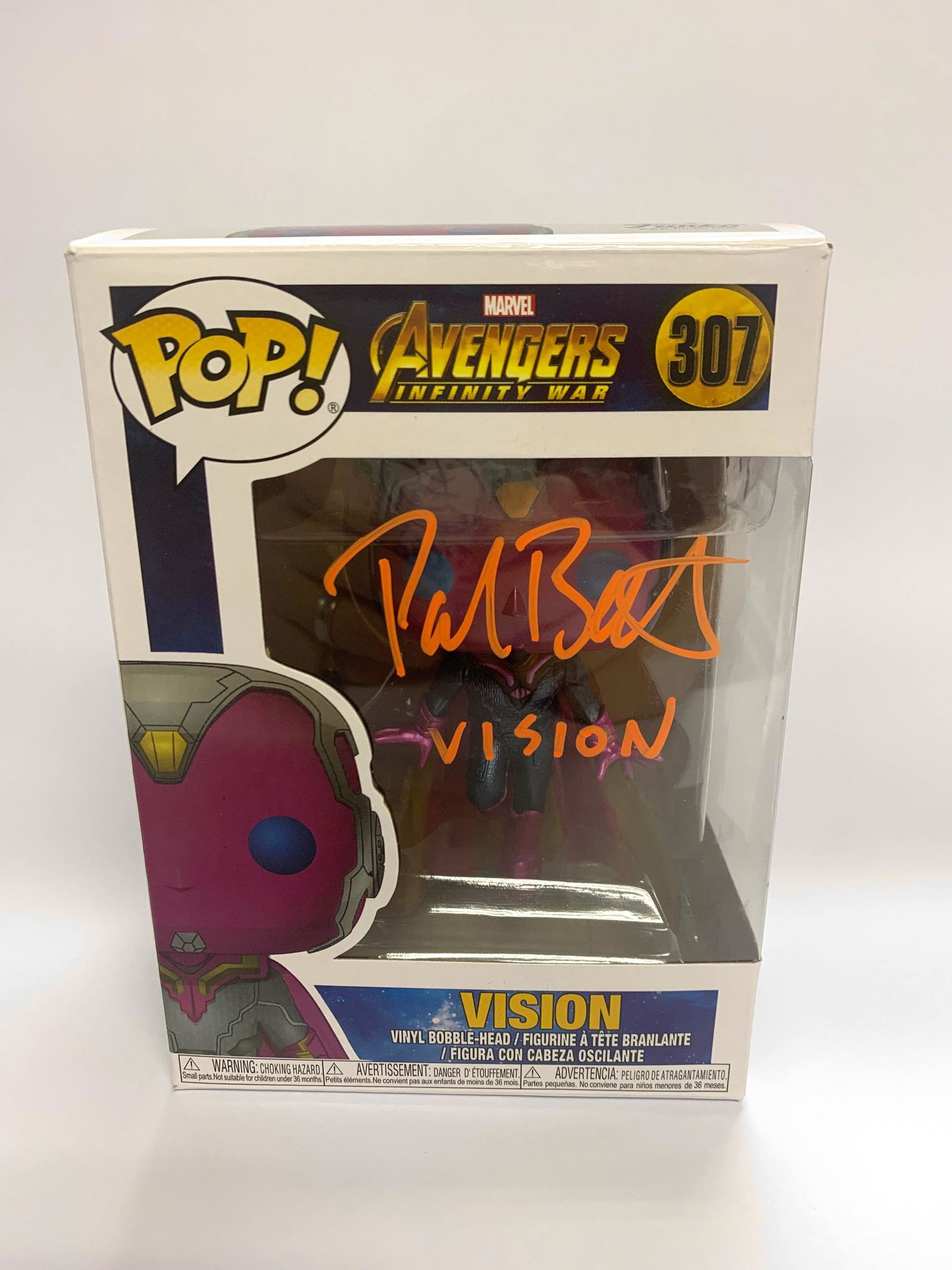 Autograph Signed Avengers Funko Pop (1 of 2)