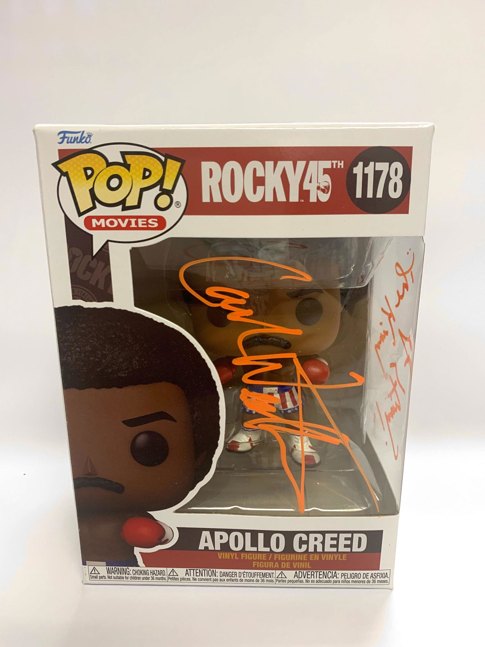 Autograph Signed Rocky Funko Pop (1 of 2)