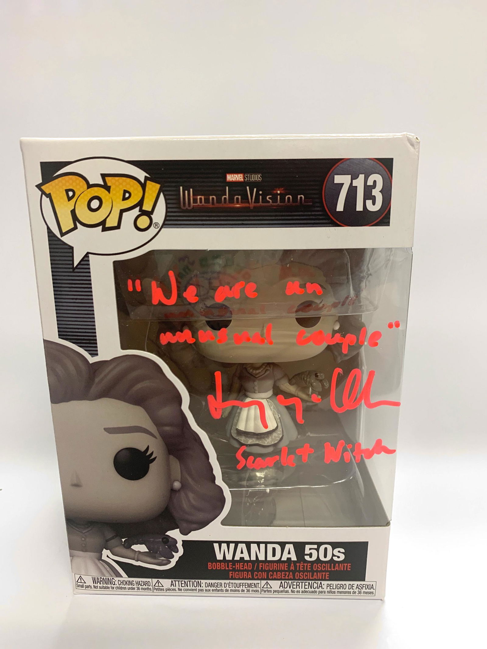 Autograph Signed WandaVision Funko Pop (1 of 2)