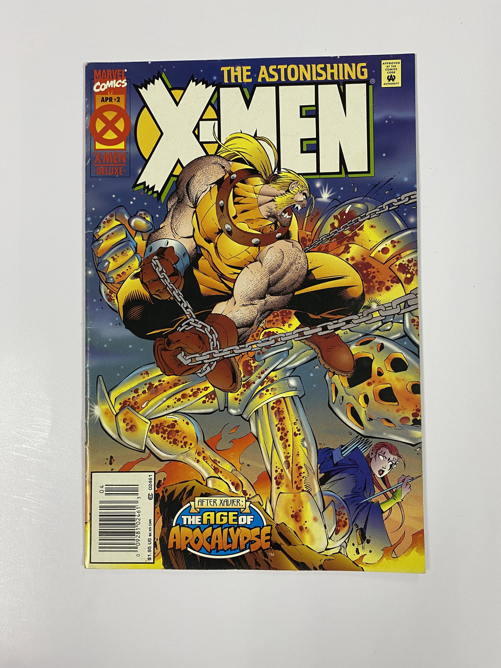 Vintage Xmen Comic #2: The Astonishing Xmen #2 After Xavier: The Age of Apocalypse, $1.95, Apr 1995, Bagged & Boarded