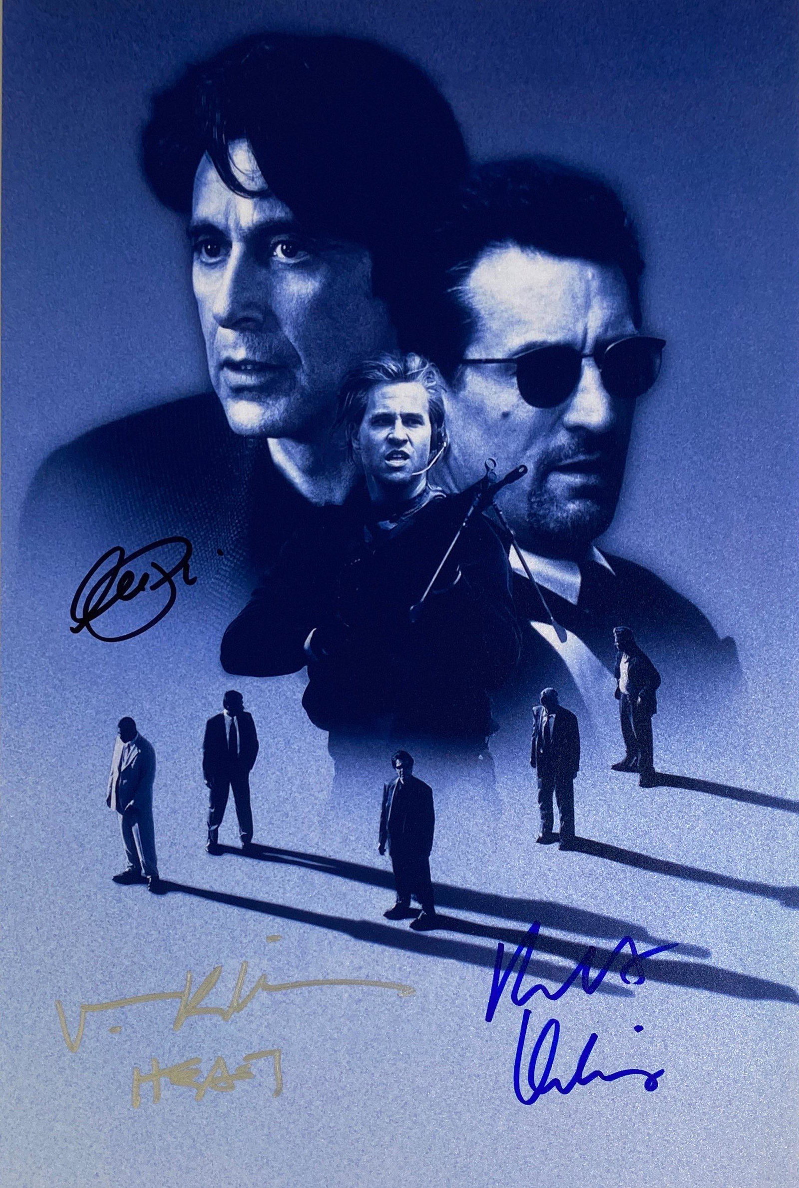 Autograph Signed Heat Photo: Category: Autograph CollectiblesSize: 8 x 10'Autograph: Al Pacino, Robert De Niro, Val Kilmer Excellent ConditionDetails are as shown in the photos