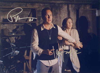 Autograph Signed Conjuring Photo: Category: Autograph CollectiblesSize: 8 x 10'Vera Farmiga, Patrick Wilson Excellent ConditionDetails are as shown in the photos