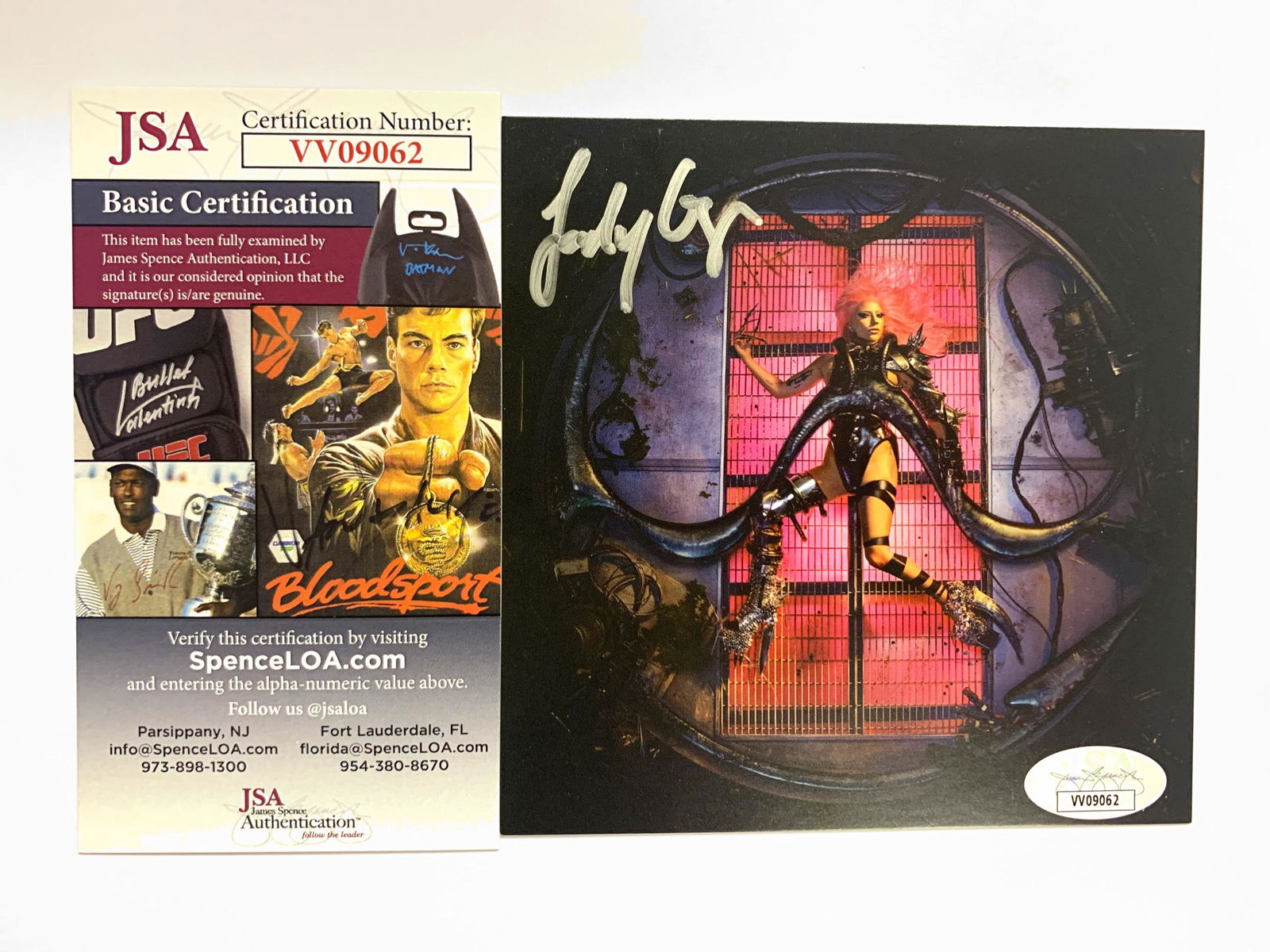 Autograph Signed Lady Gaga Chromatica Card (1 of 1)