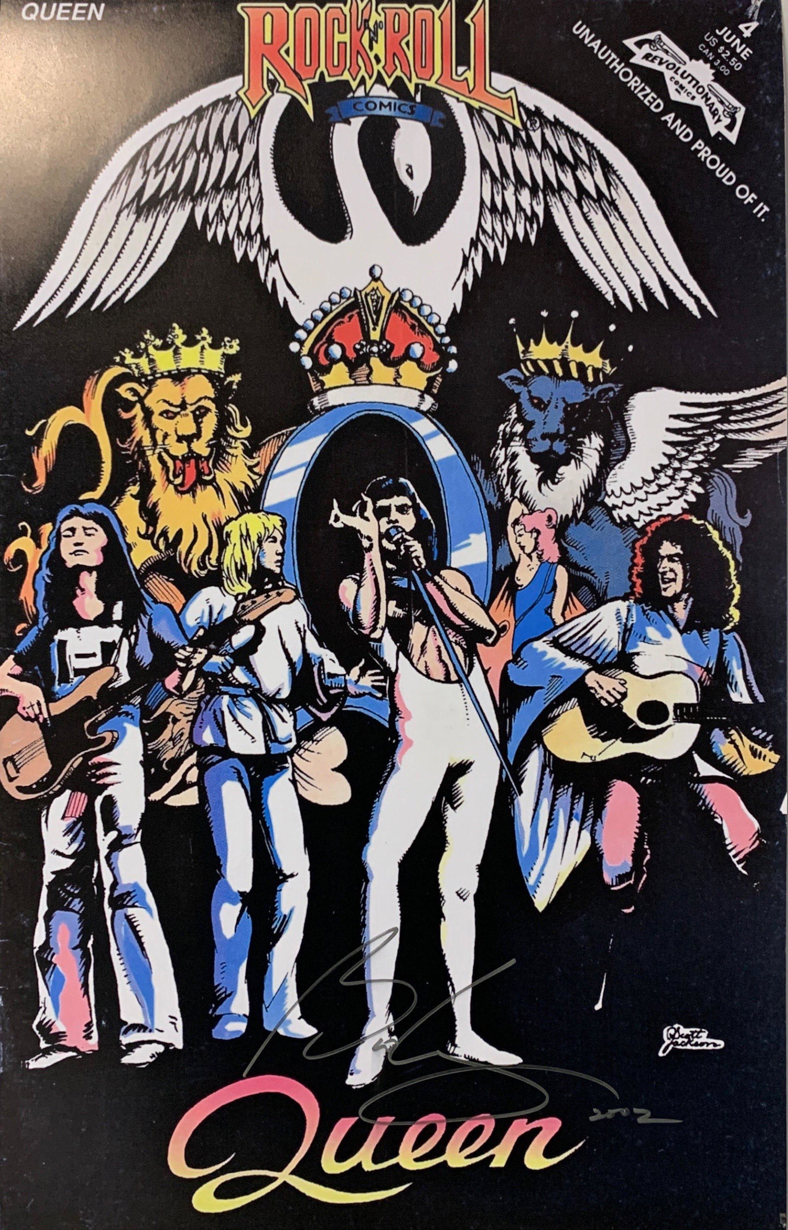 Autograph Signed Brian May Poster: Autograph Includes: Brian MaySize : 24' x 16''Excellent Condition and CertifiedPlease review our Terms and Conditions before bidding, all sales are final. Welcome for any questions.