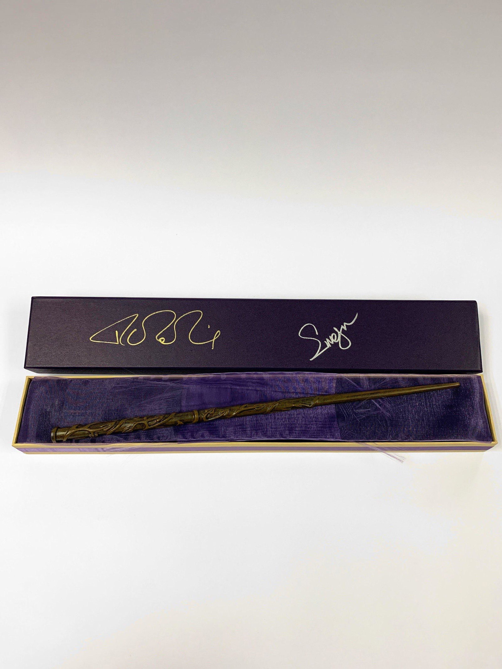 Autograph Signed Harry Potter JK Emma Wand: Autographed by:Emma Watson, JK RowlingExcellent Condition and Certified
