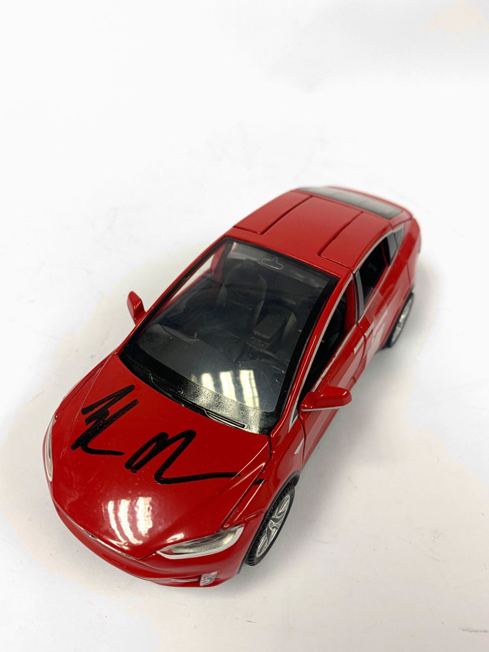 Autograph Signed Elon Musk Toy Car (1 of 2)