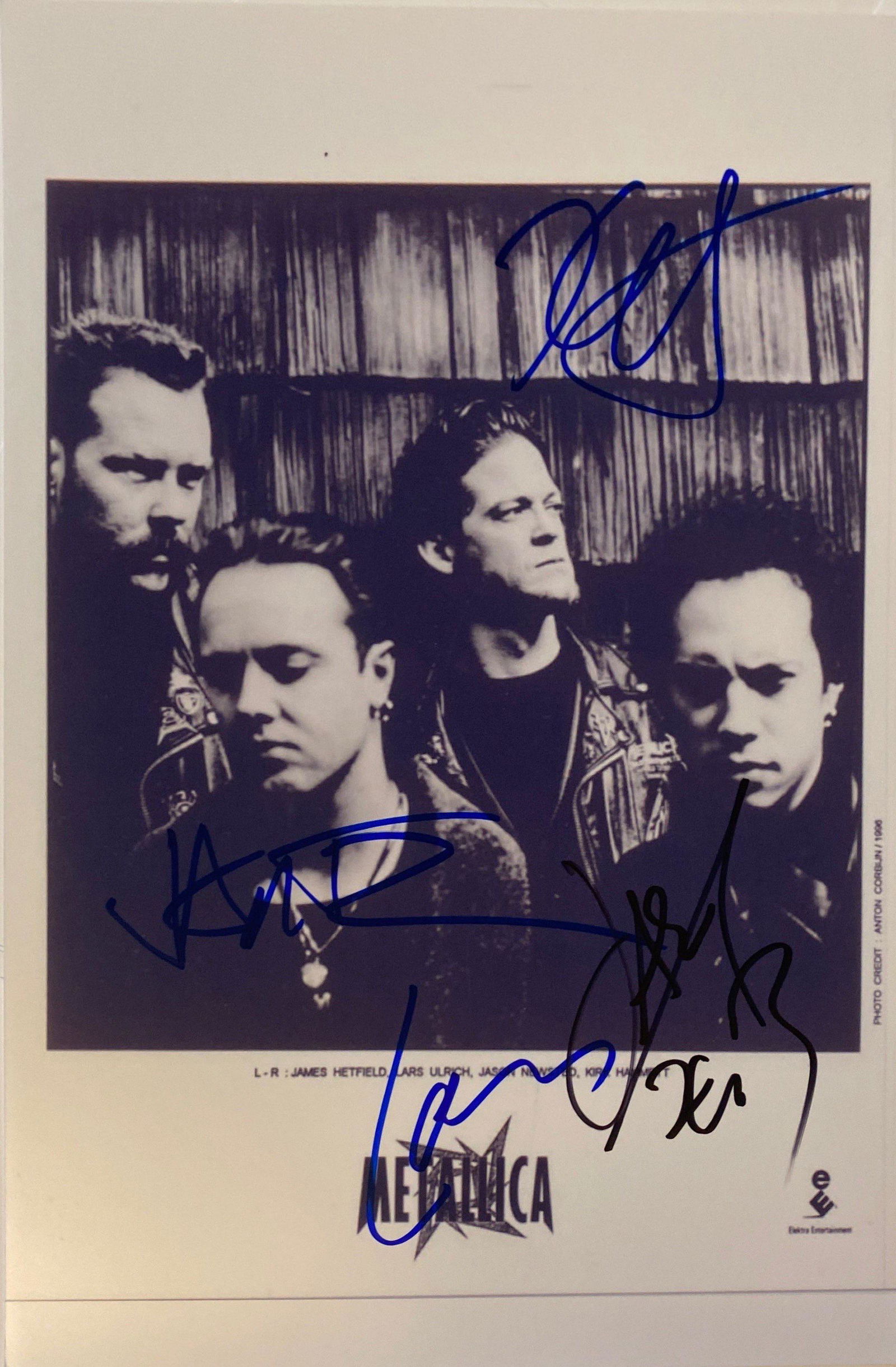 Autograph Signed Metalica Photo (1 of 1)