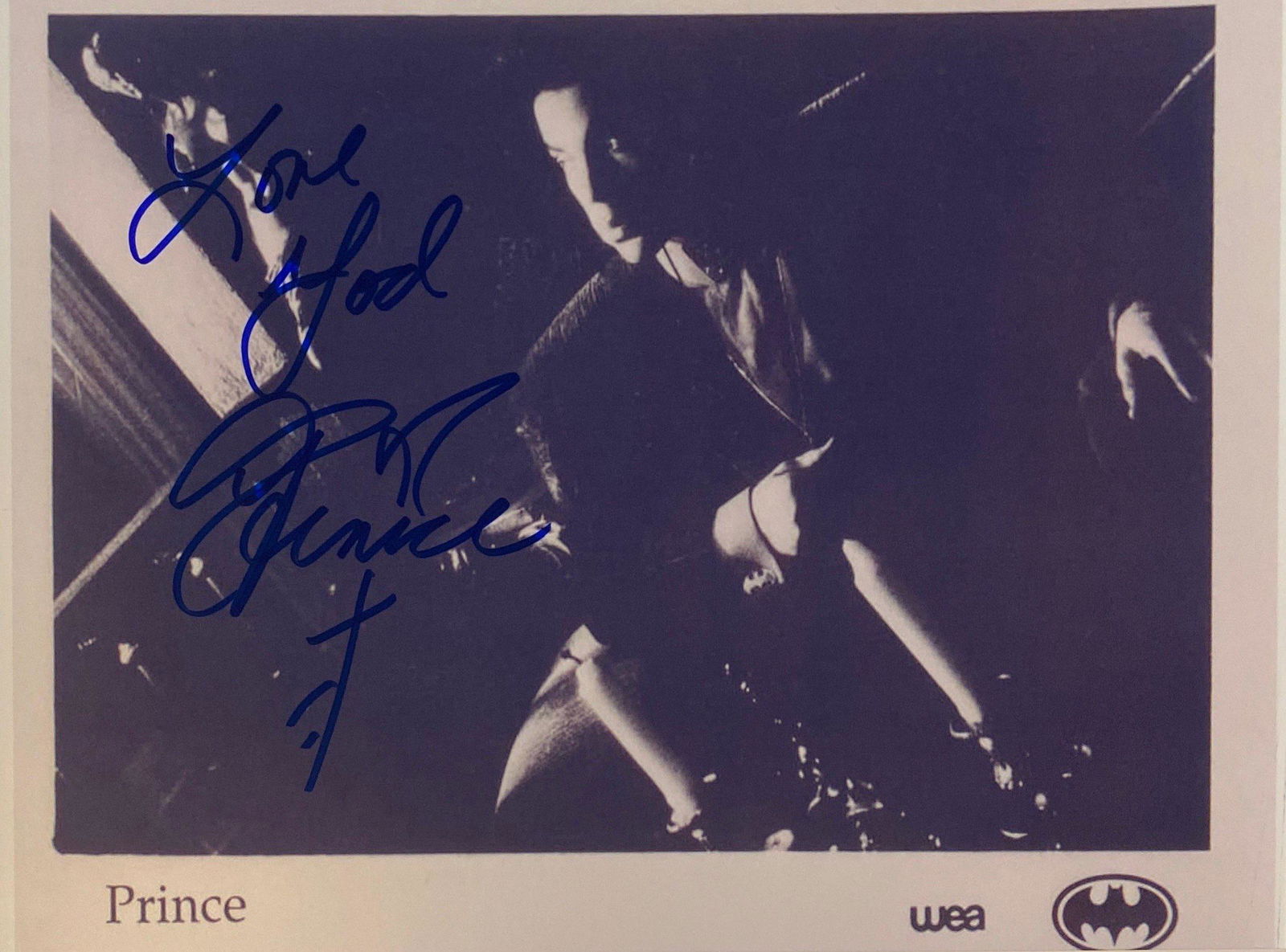 Autograph Signed Prince Photo (1 of 1)