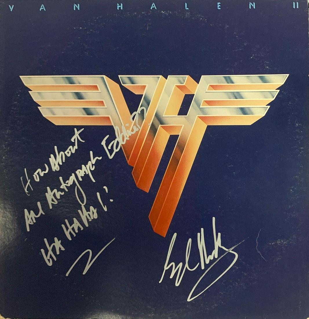 Autograph Van Halen Vinyl (1 of 1)
