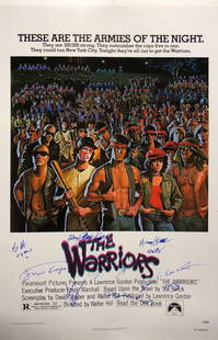 Warriors Poster Roger Hill Irwin Keyes Autographed Autographed: Category: Autographed Collectibles Excellent Condition Autographed:Roger Hill, Irwin Keyes, David Patrick Kelly, James Remar, Deborah Van Valkenburgh, Michael Beck, Lynne Thigpen, Mercedes RuehlSize :